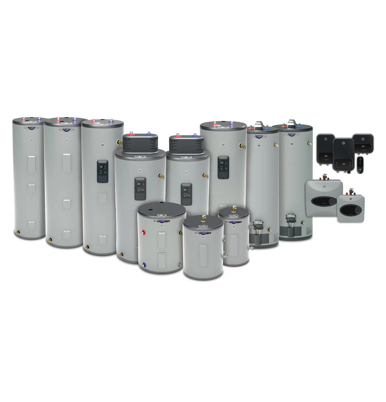 GE RealMAX Platinum 40-Gallon Tall Natural Gas Atmospheric Water Heater - Image 3