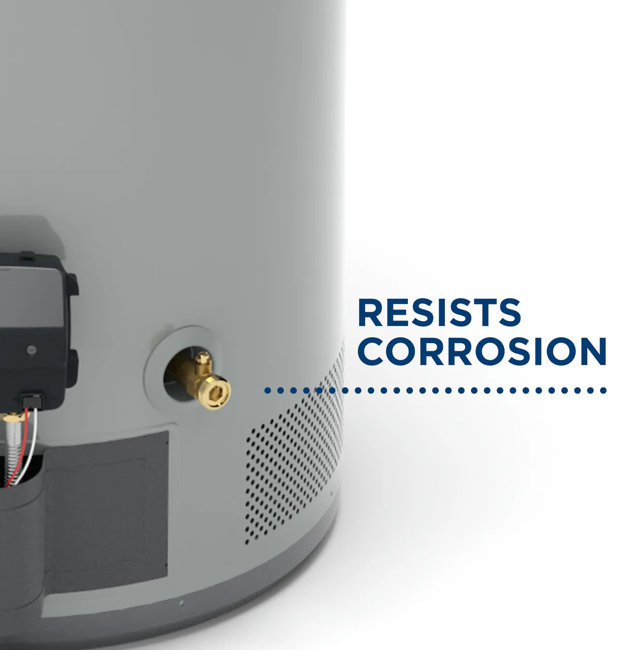 GE RealMAX Platinum 40-Gallon Tall Natural Gas Atmospheric Water Heater - Image 5