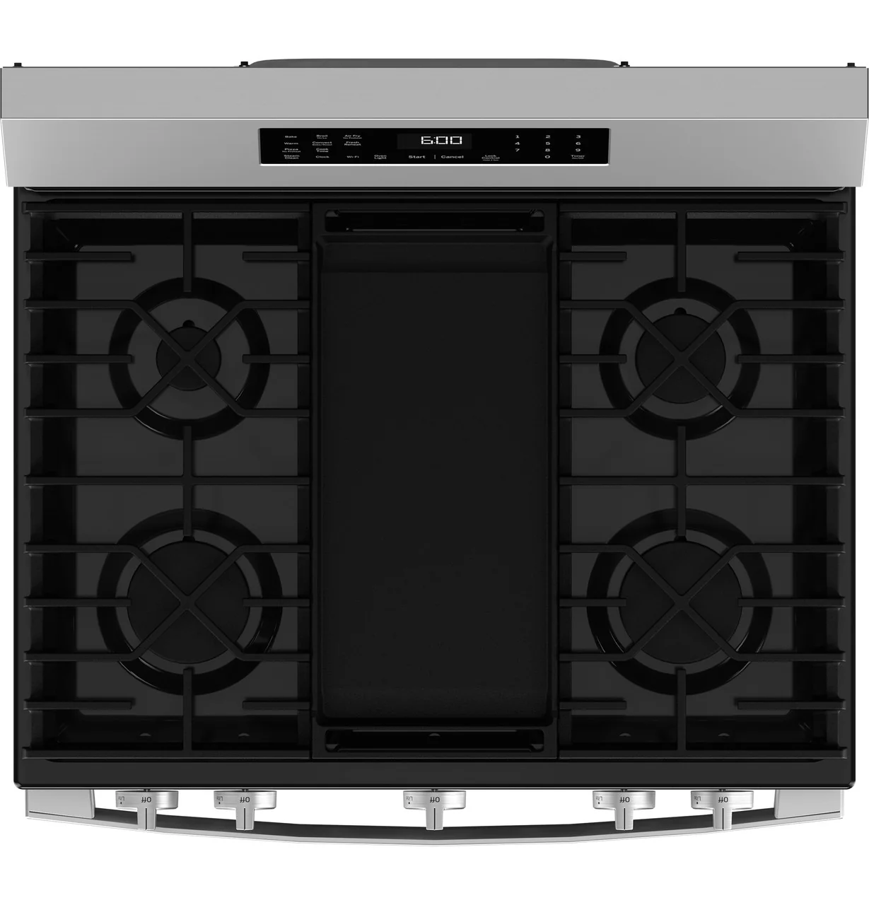 GE® 30" Free-Standing Gas Convection Range with No Preheat Air Fry and EasyWash™ Oven Tray - Image 3