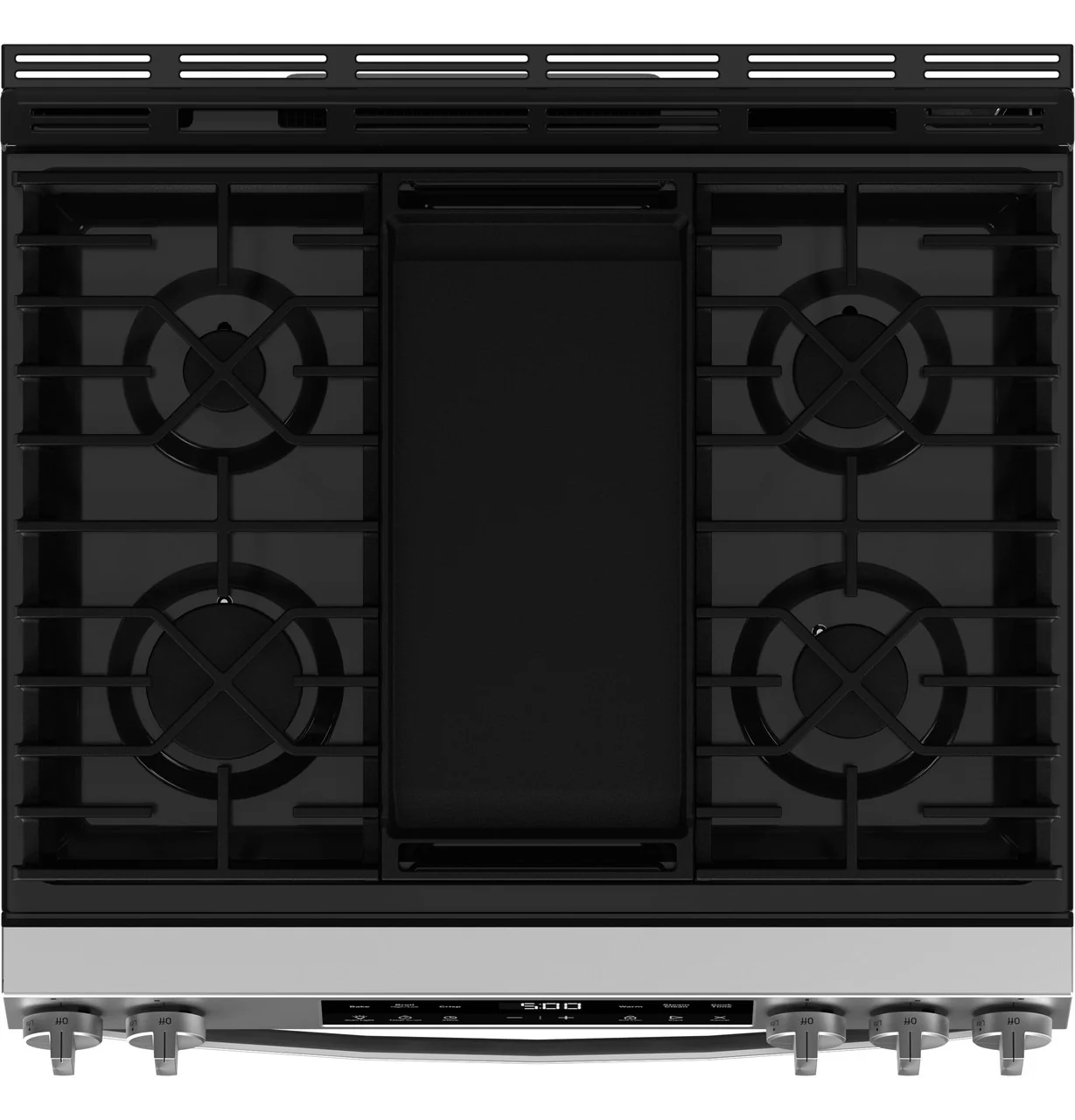 GE® 30" Slide-In Front Control Gas Range with Crisp Mode - Image 5