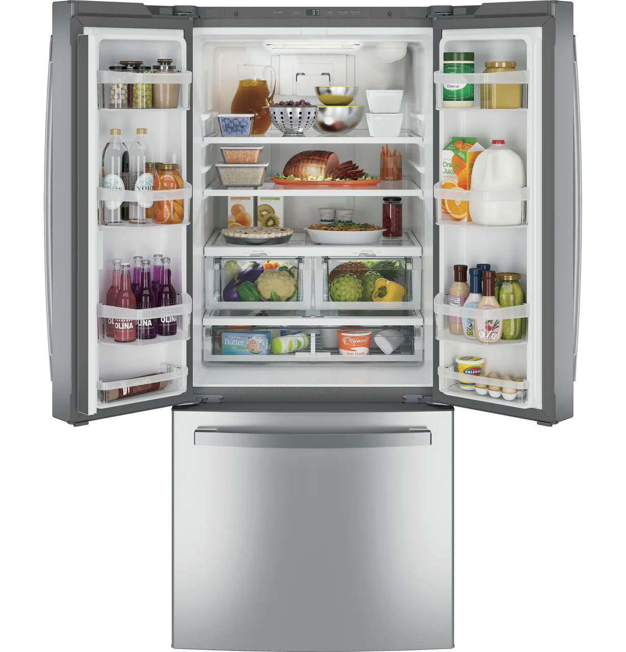GE® ENERGY STAR® 20.8 Cu. Ft. French-Door Refrigerator - Image 2