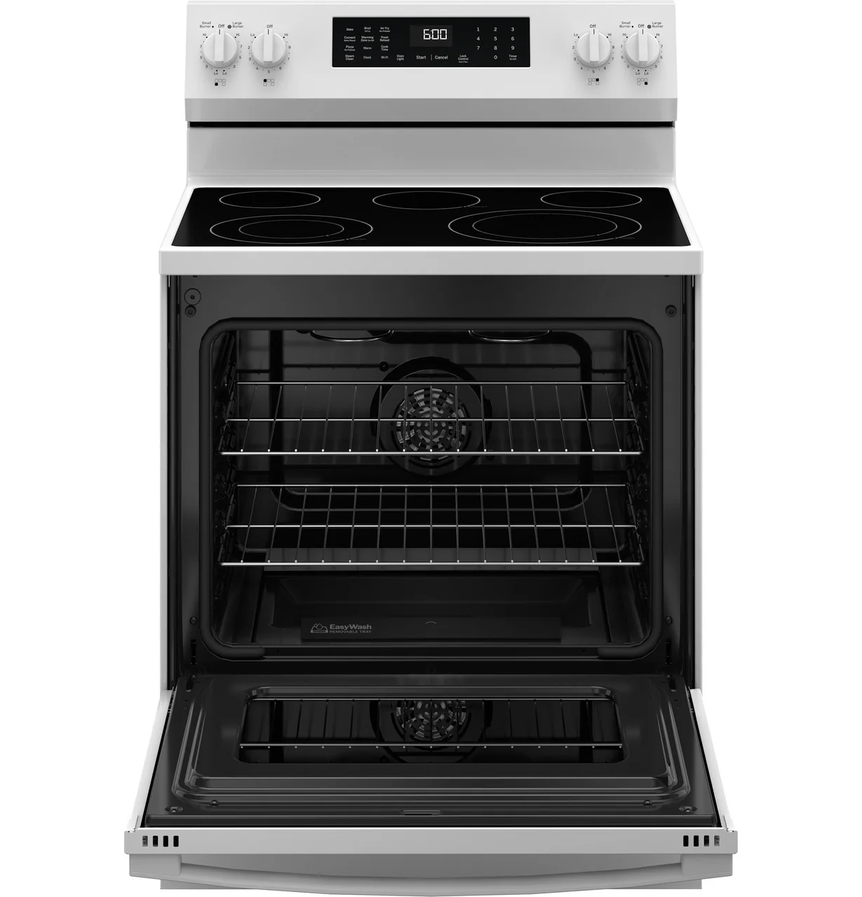 GE® ENERGY STAR® 30" Free-Standing Electric Convection Range with No Preheat Air Fry and EasyWash™ Oven Tray - Image 4