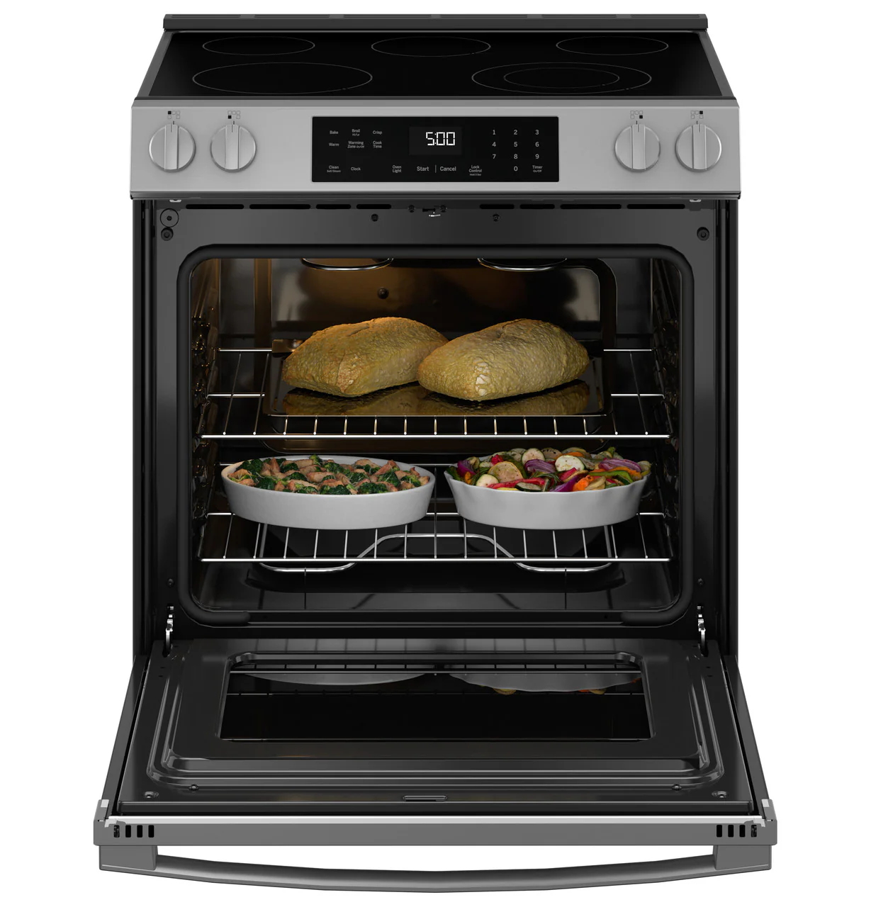 GE® ENERGY STAR® 30" Slide-In Electric Range with Crisp Mode - Image 5