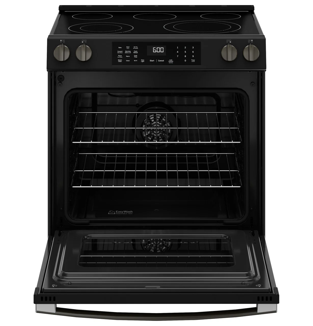 GE® ENERGY STAR® 30" Slide-In Electric Convection Range with No Preheat Air Fry and EasyWash™ Oven Tray - Image 4
