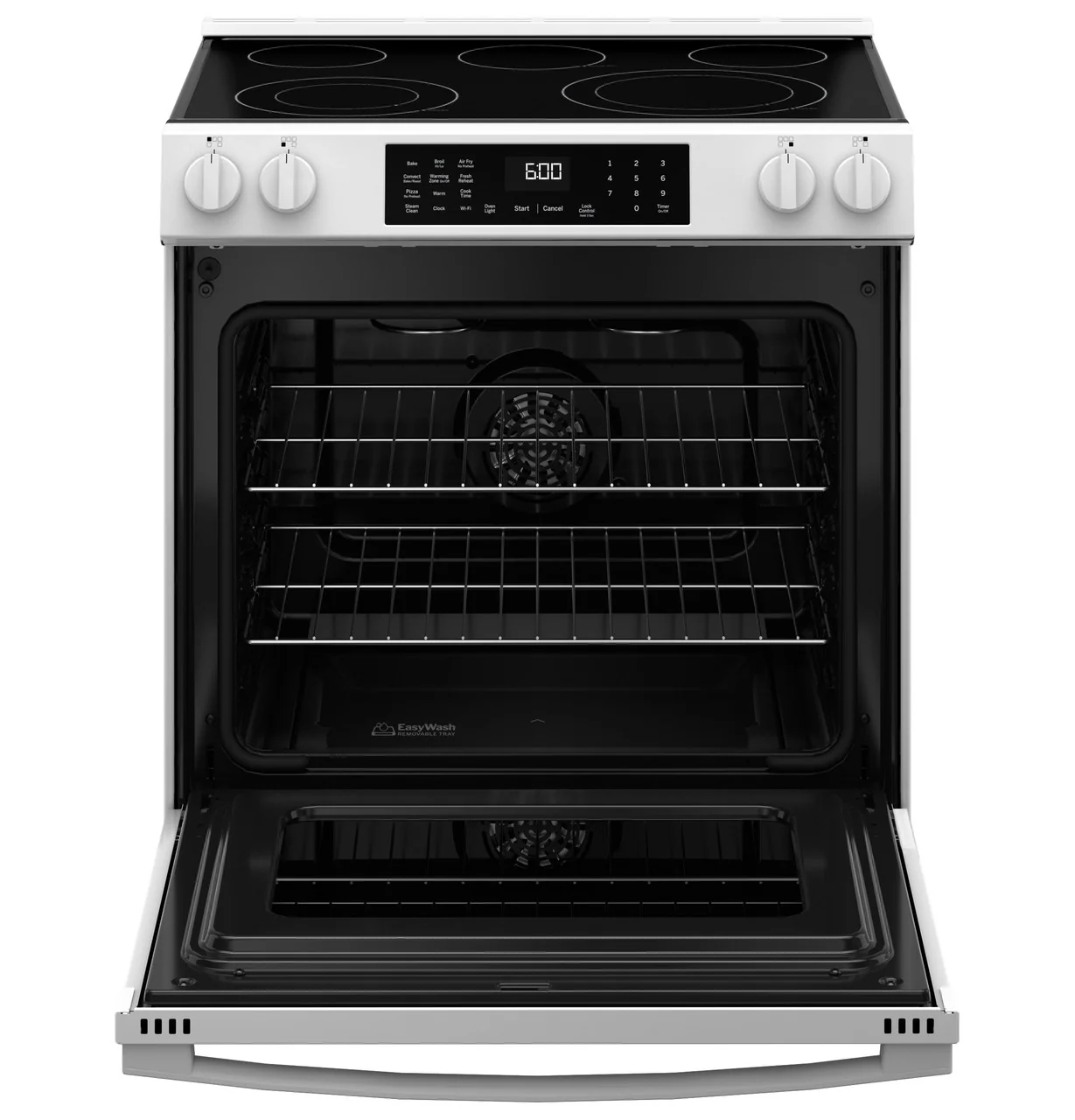 GE® ENERGY STAR® 30" Slide-In Electric Convection Range with No Preheat Air Fry and EasyWash™ Oven Tray - Image 4