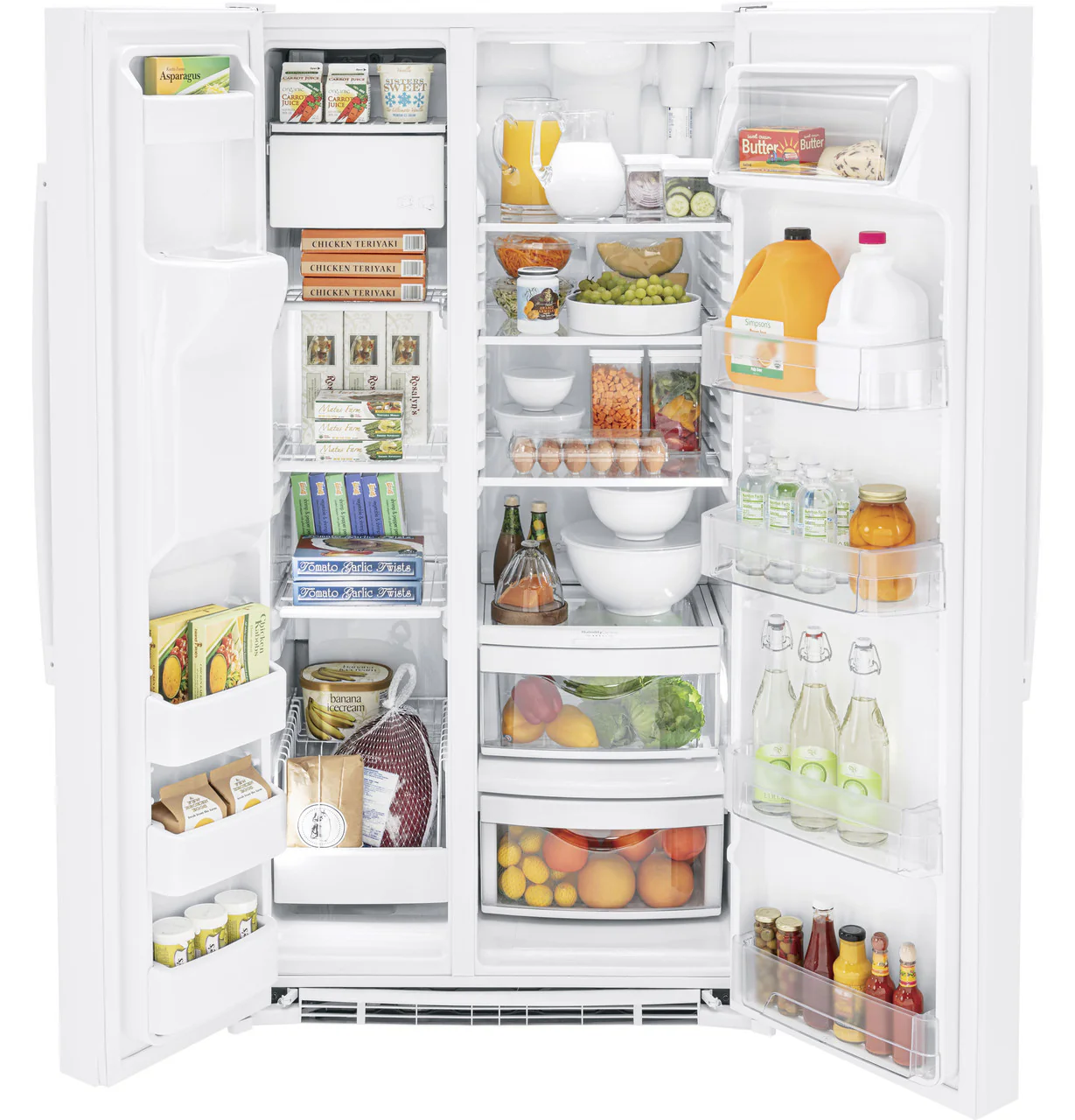 GE® ENERGY STAR® 25.3 Cu. Ft. Side-By-Side Refrigerator - Image 2