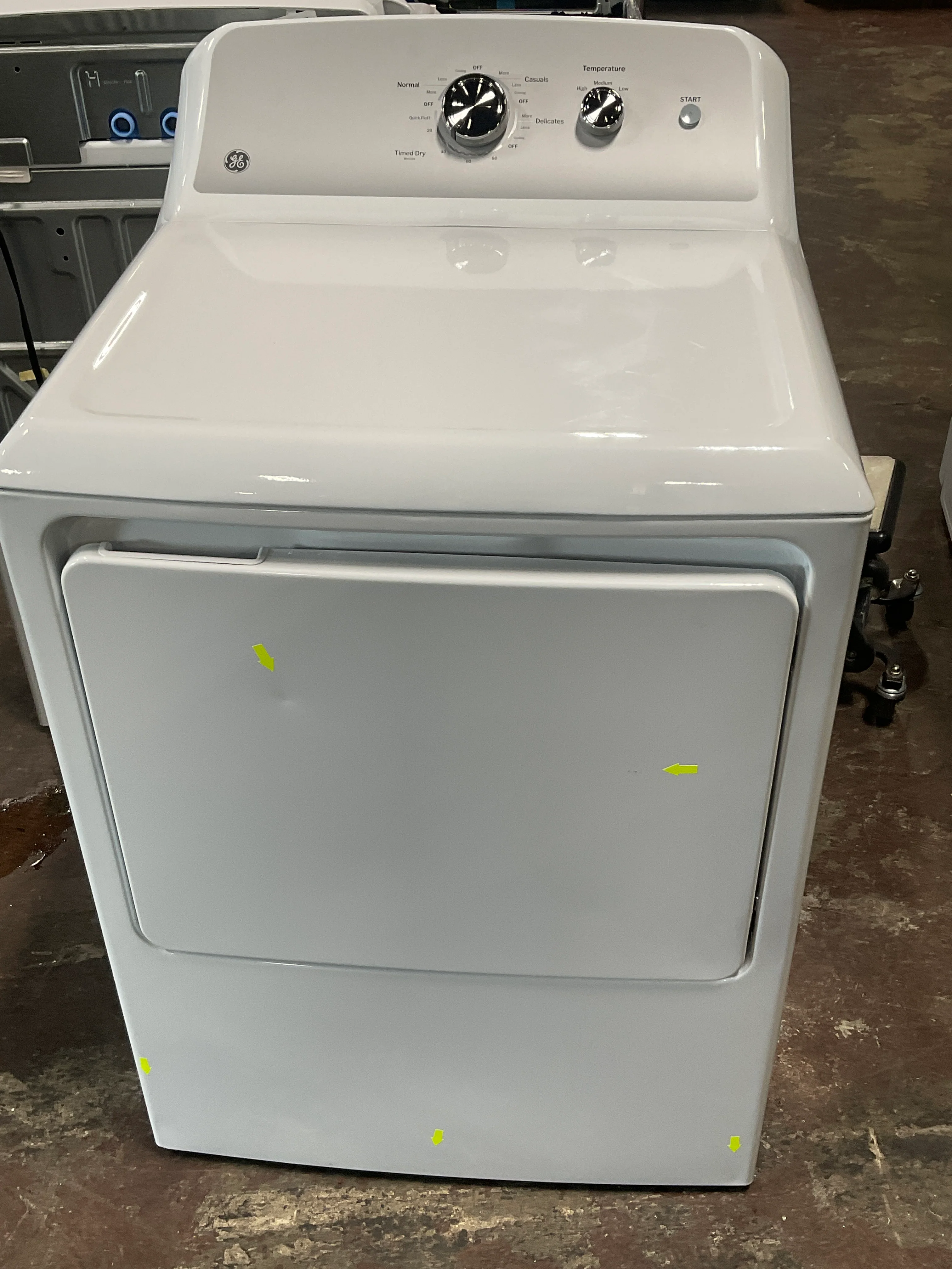 GE GE® 7.2 cu. ft. Capacity Electric Dryer with Up To 120 ft. Venting and Reversible Door - Image 10