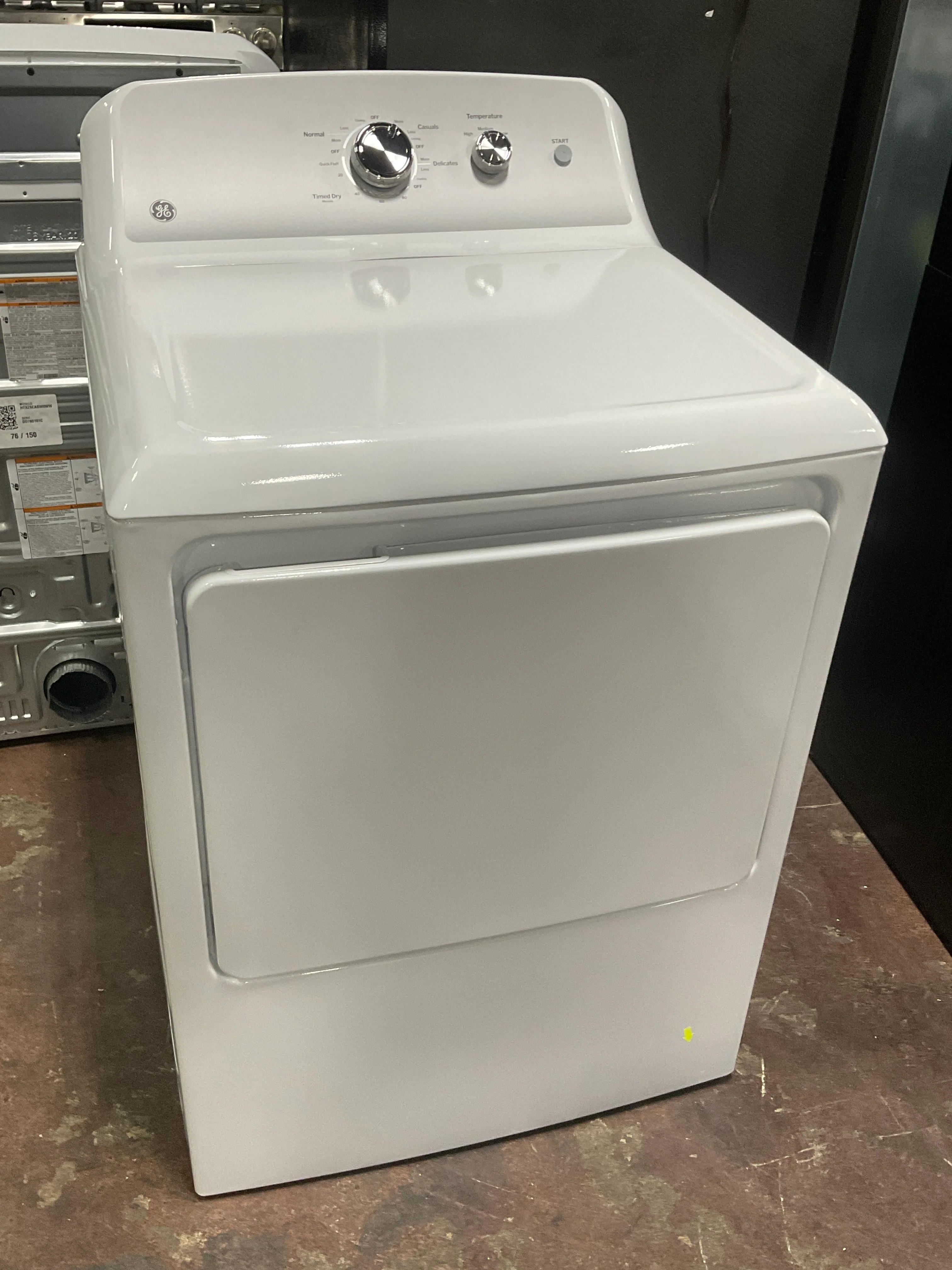 GE GE® 7.2 cu. ft. Capacity Electric Dryer with Up To 120 ft. Venting and Reversible Door - Image 12