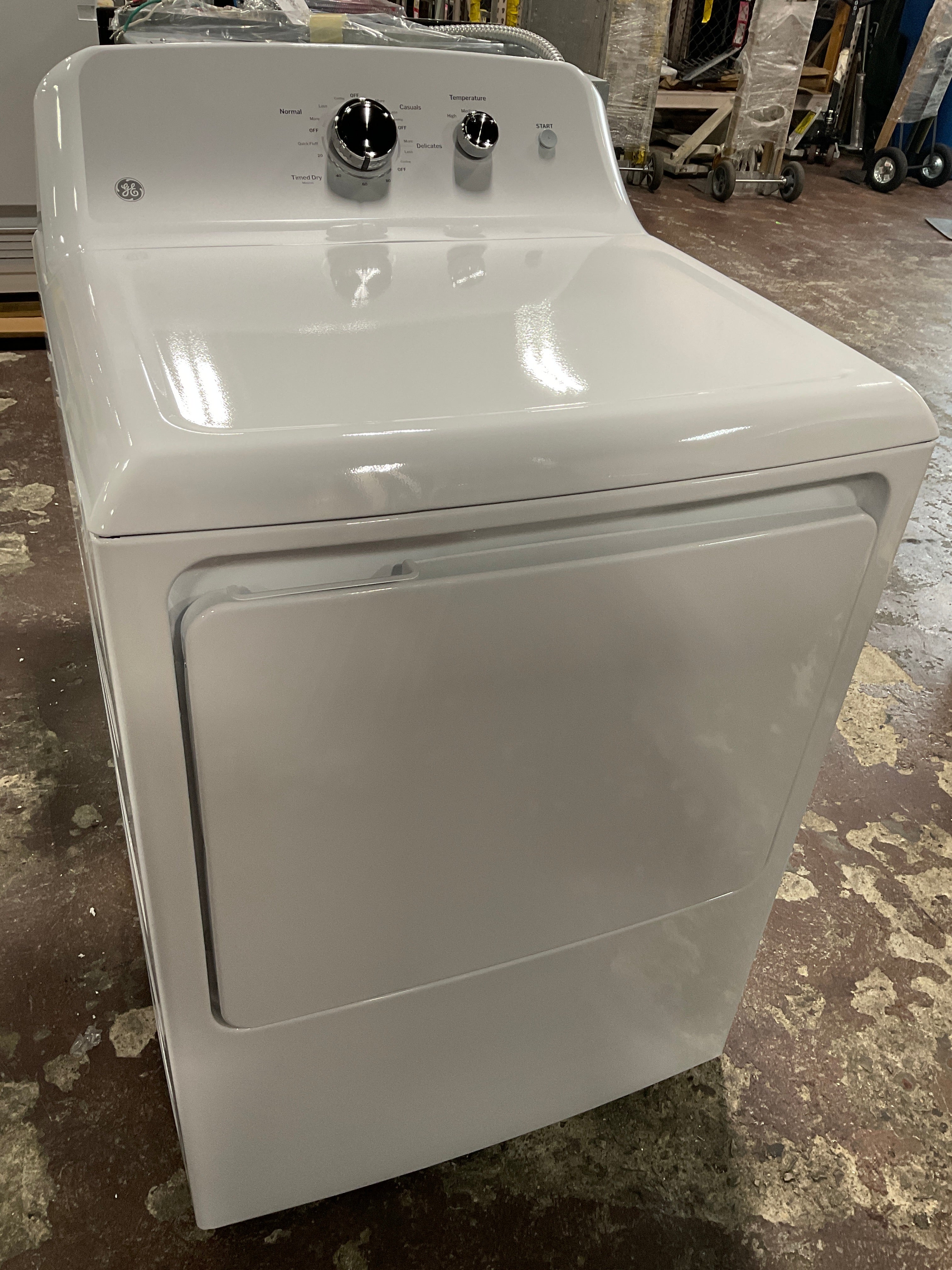 GE GE® 7.2 cu. ft. Capacity Electric Dryer with Up To 120 ft. Venting and Reversible Door - Image 14