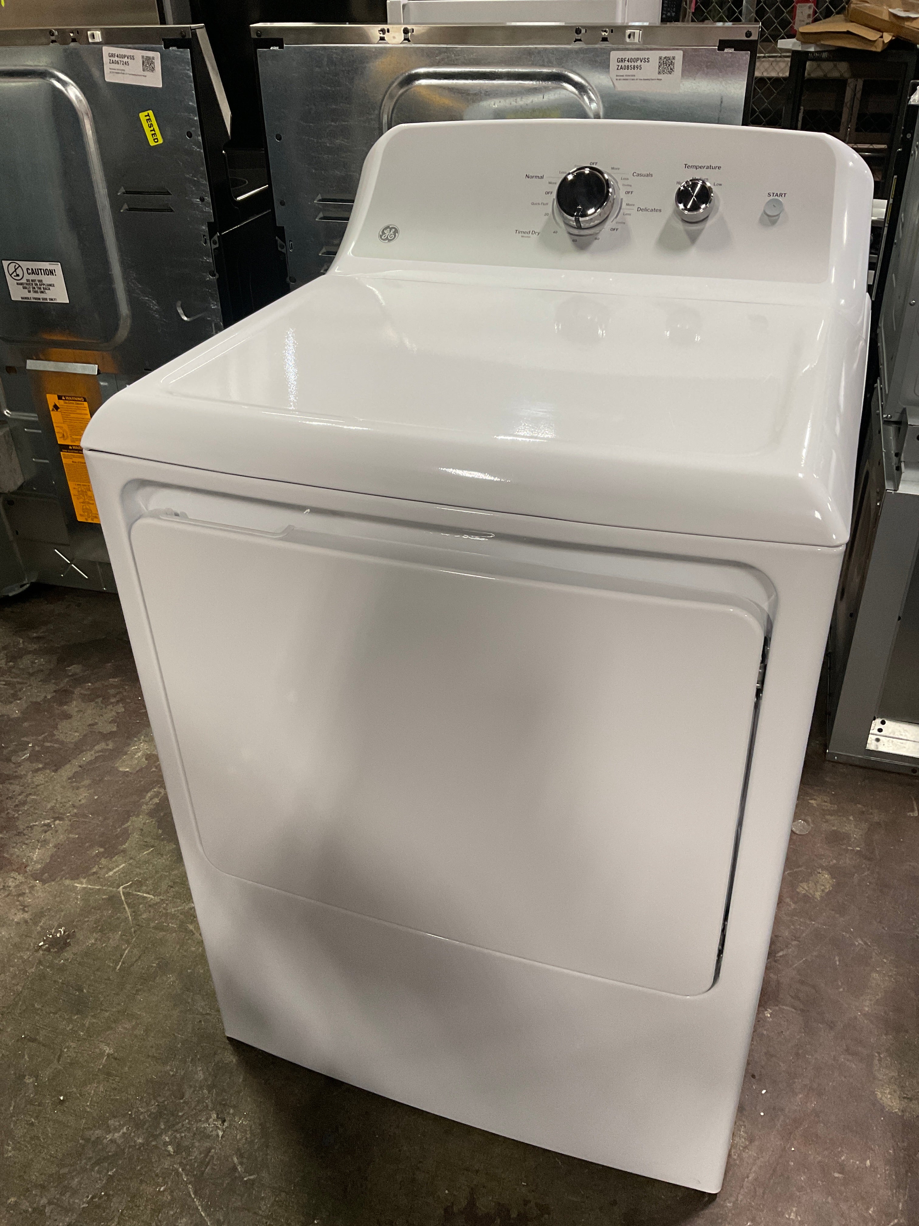 GE GE® 7.2 cu. ft. Capacity Electric Dryer with Up To 120 ft. Venting and Reversible Door - Image 15