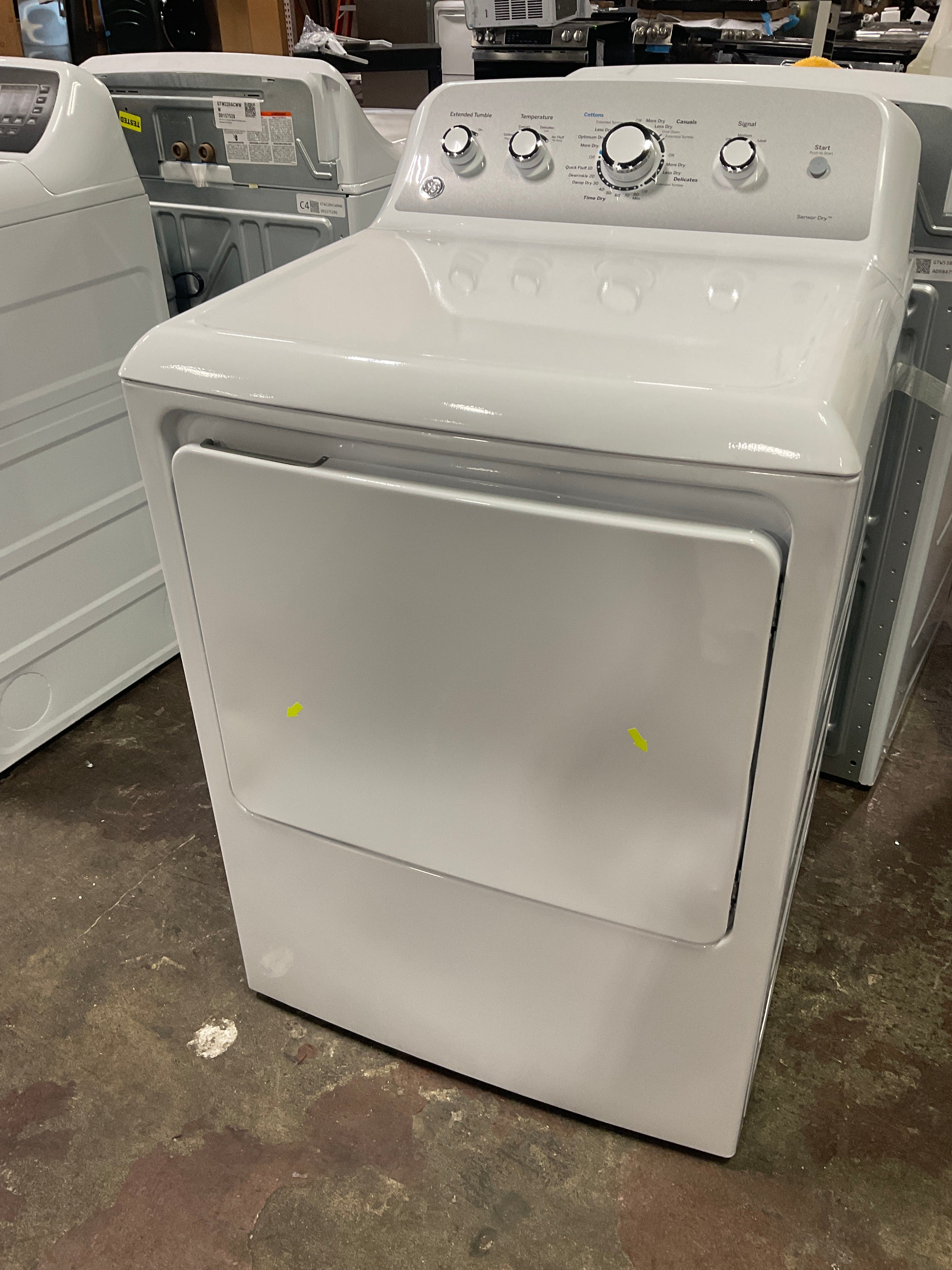 GE GE® 7.2 cu. ft. Capacity aluminized alloy drum Electric Dryer with Sensor Dry - Image 10