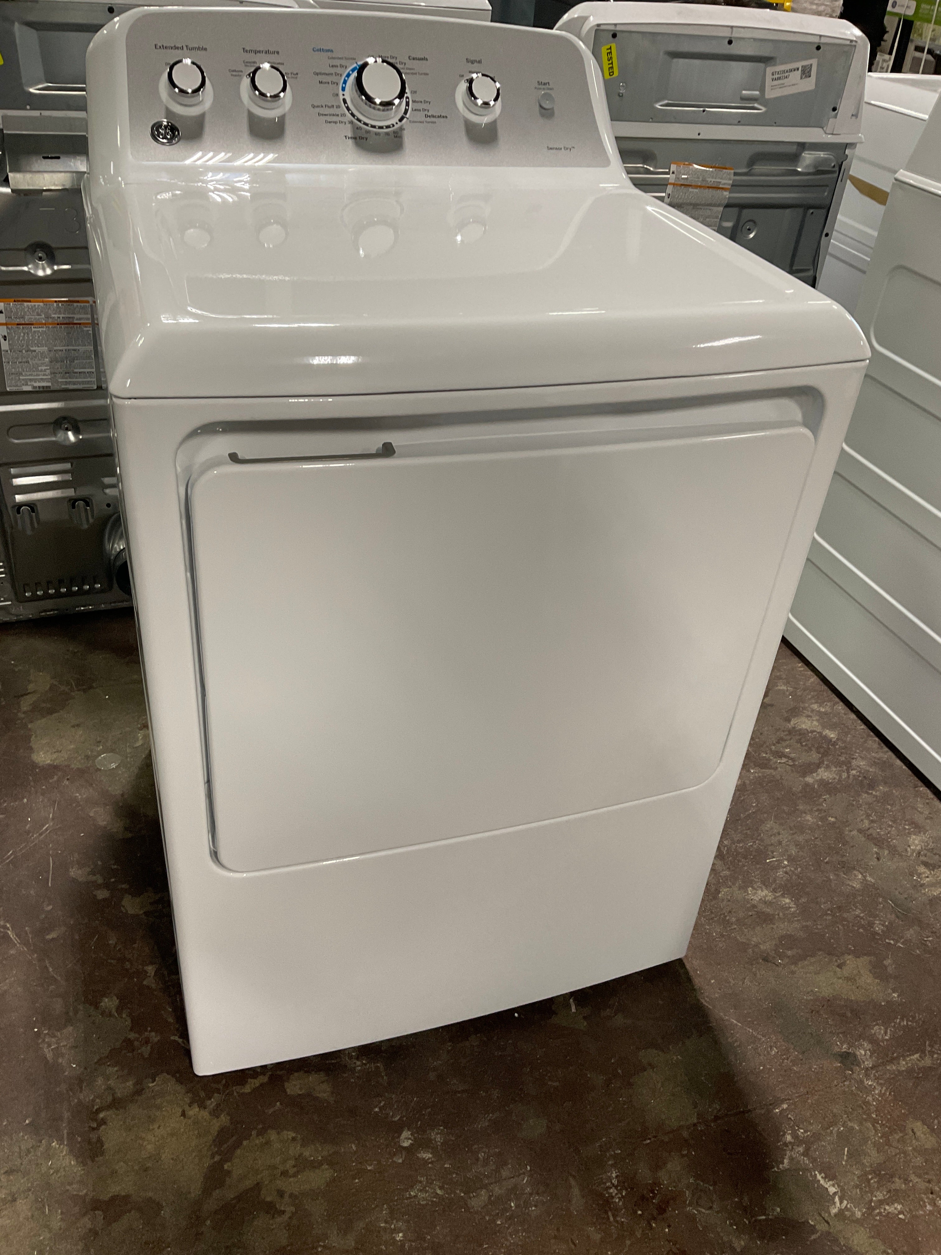 GE GE® 7.2 cu. ft. Capacity aluminized alloy drum Electric Dryer with Sensor Dry - Image 7