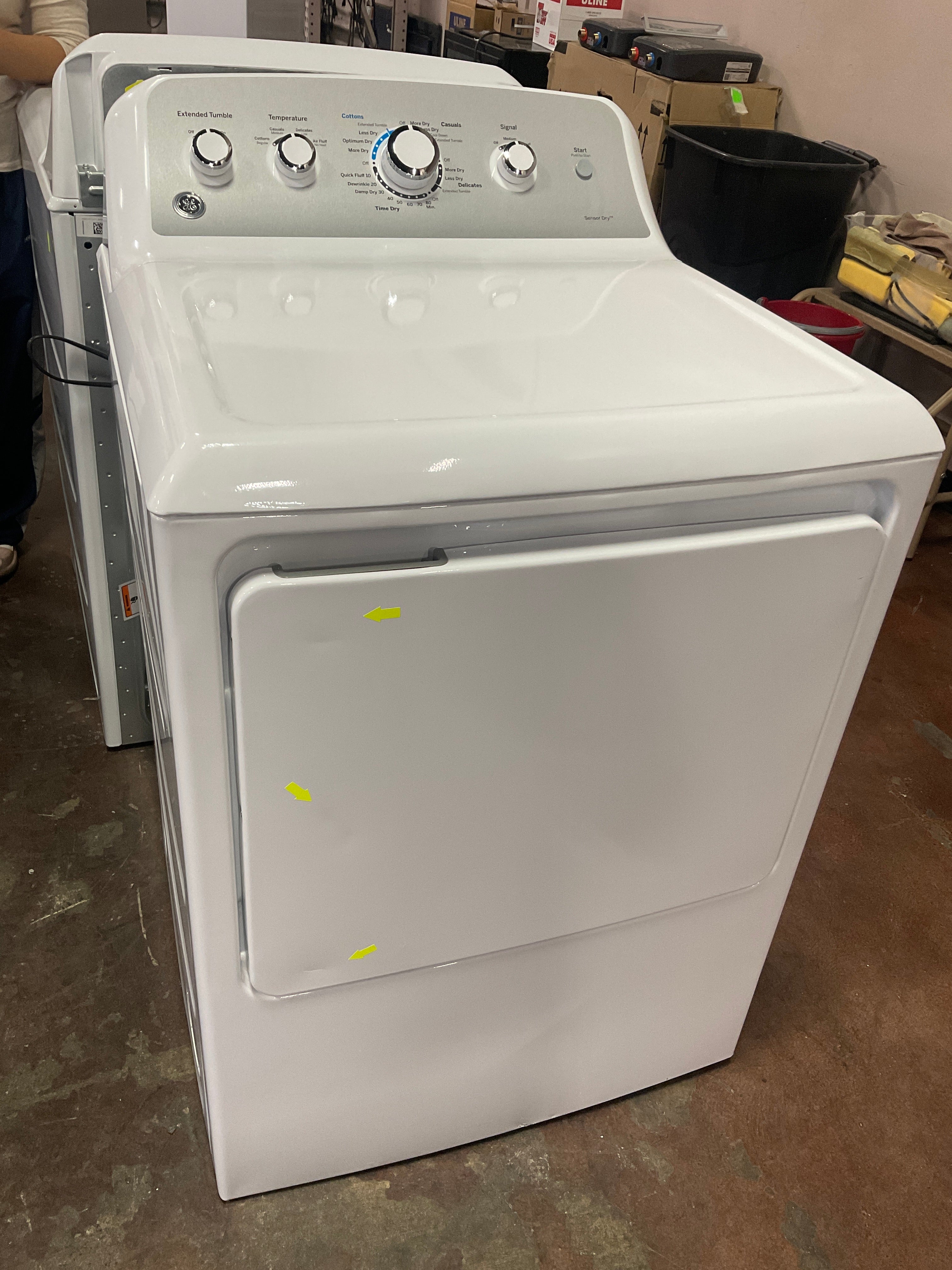 GE GE® 7.2 cu. ft. Capacity aluminized alloy drum Electric Dryer with Sensor Dry - Image 9