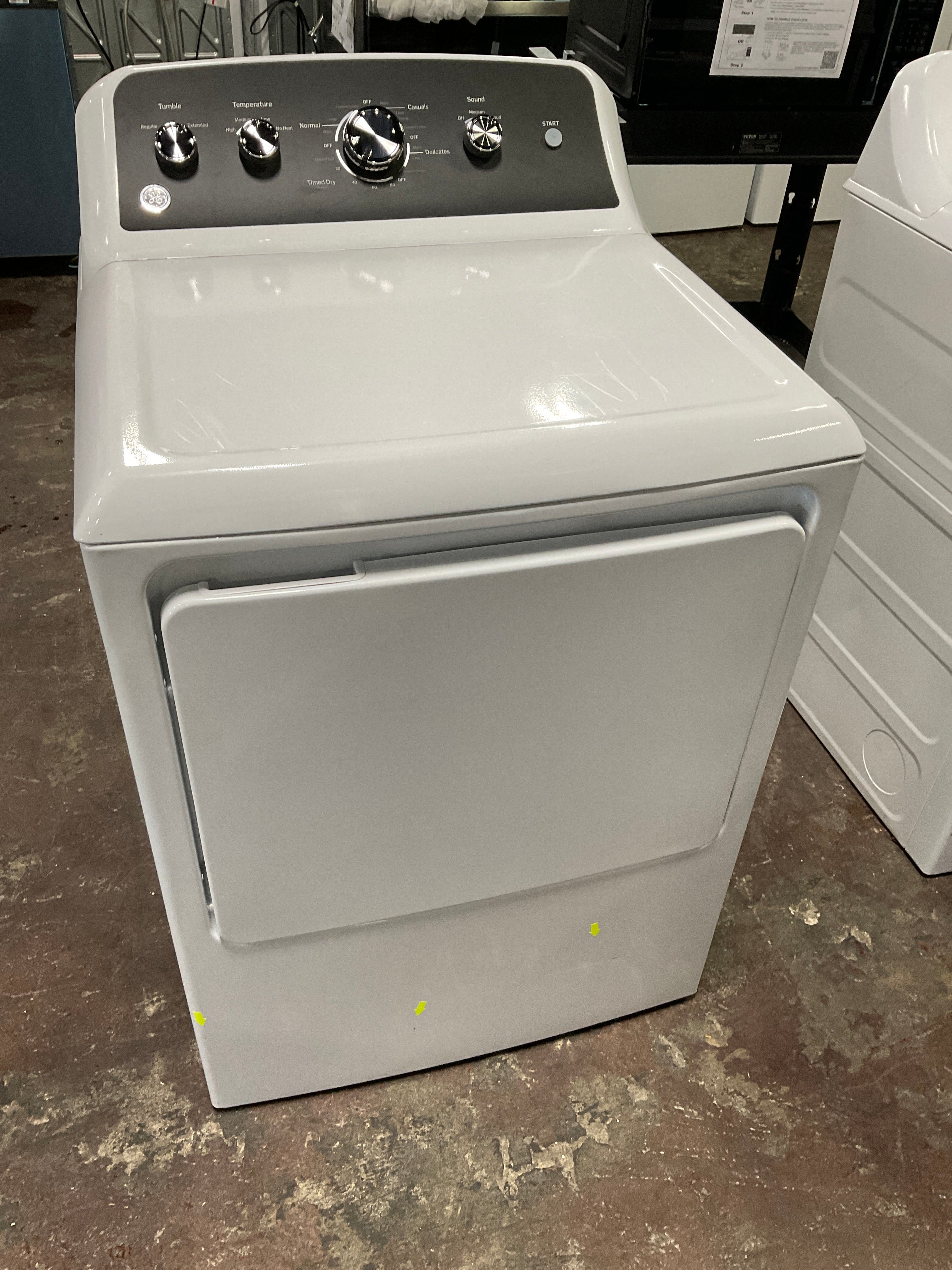 GE GE® 7.2 cu. ft. Capacity Electric Dryer with Up To 120 ft. Venting and Extended Tumble - Image 33