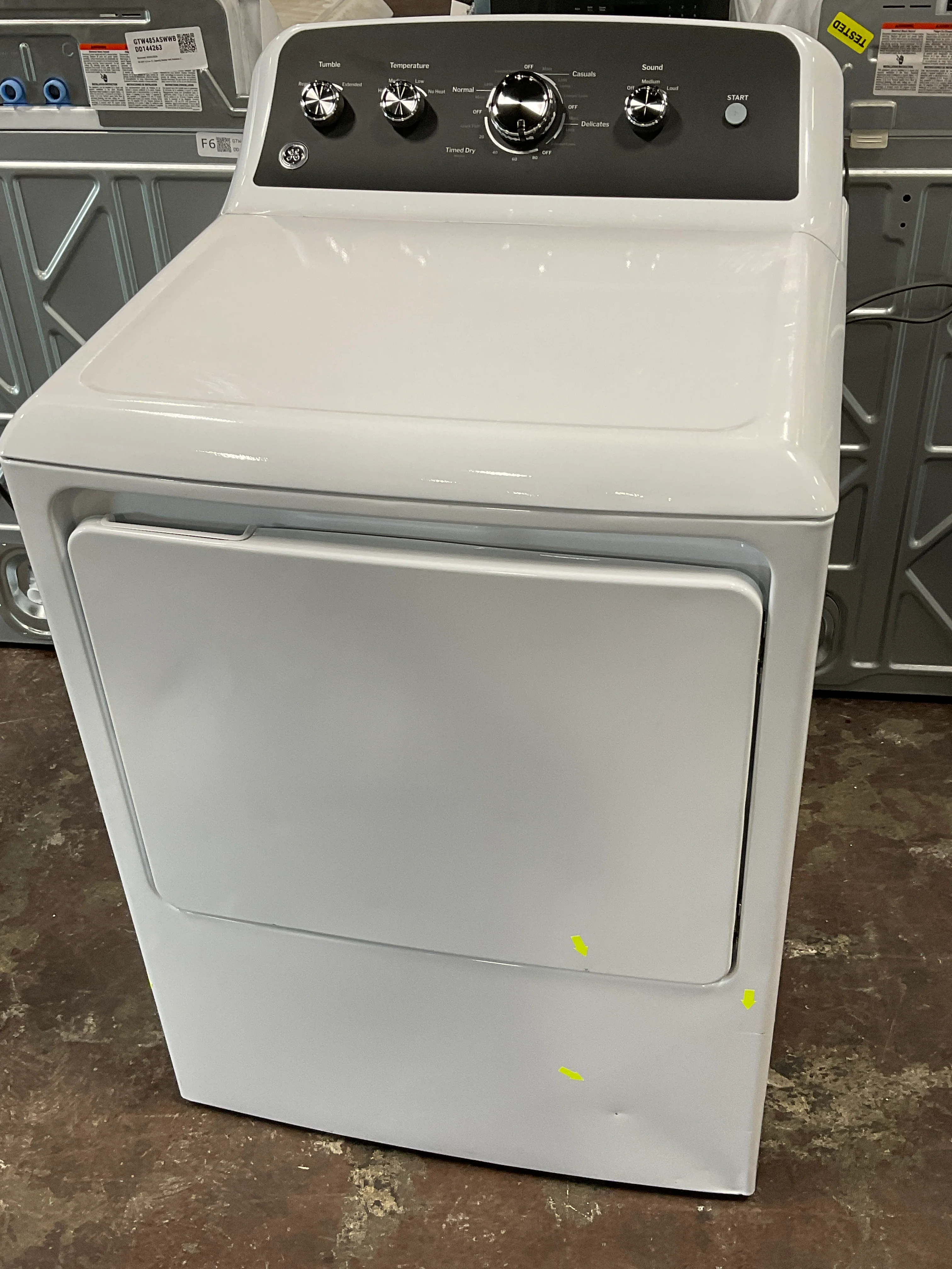 GE GE® 7.2 cu. ft. Capacity Electric Dryer with Up To 120 ft. Venting and Extended Tumble - Image 35