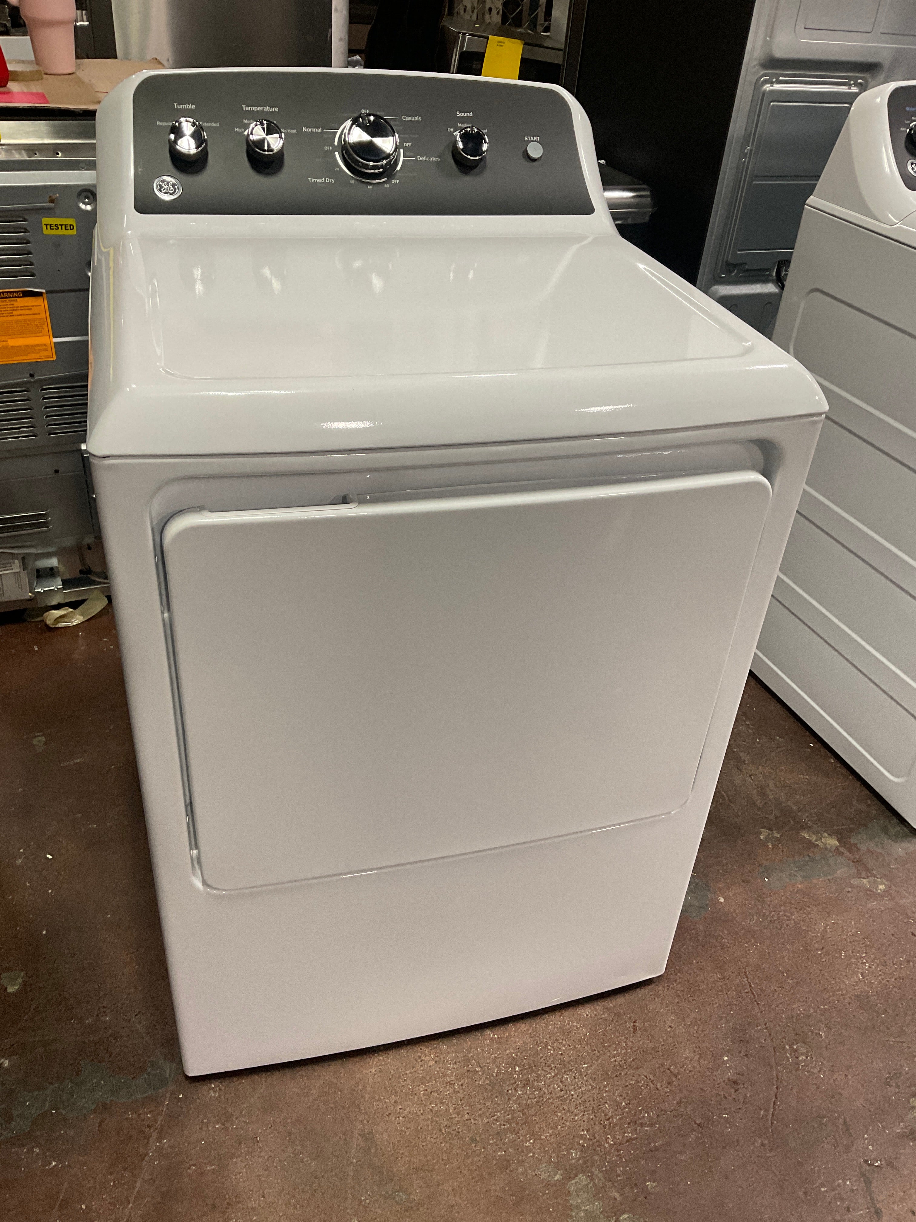 GE GE® 7.2 cu. ft. Capacity Electric Dryer with Up To 120 ft. Venting and Extended Tumble - Image 6