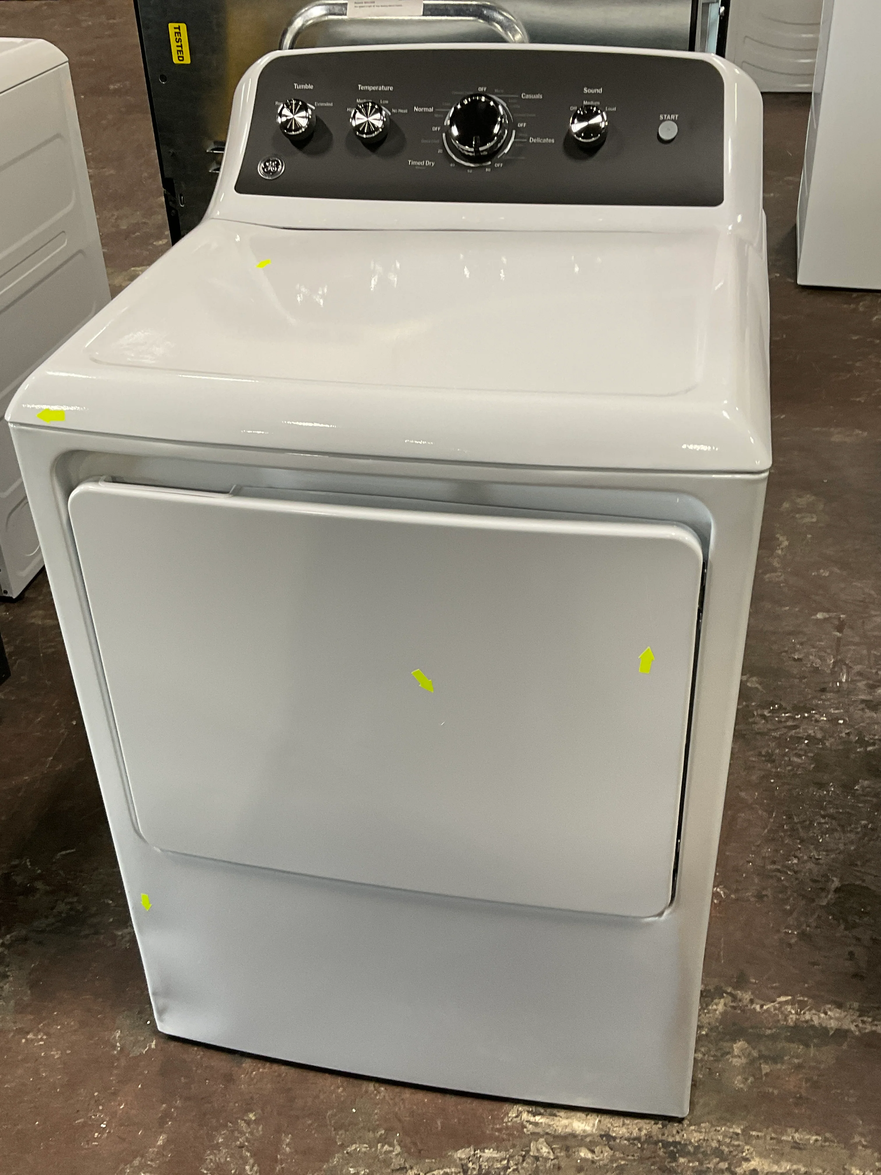 GE GE® 7.2 cu. ft. Capacity Electric Dryer with Up To 120 ft. Venting and Extended Tumble - Image 8