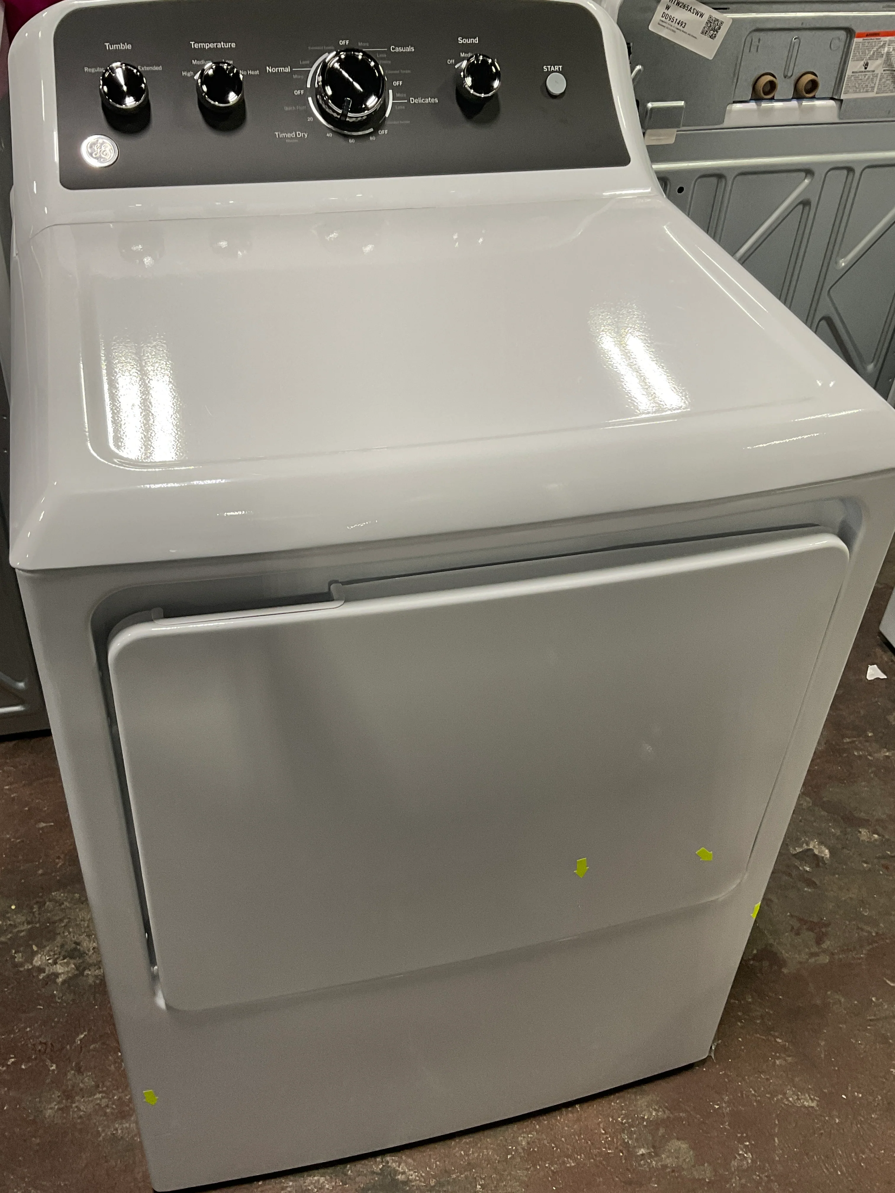 GE GE® 7.2 cu. ft. Capacity Gas Dryer with Up To 120 ft. Venting and Extended Tumble - Image 6
