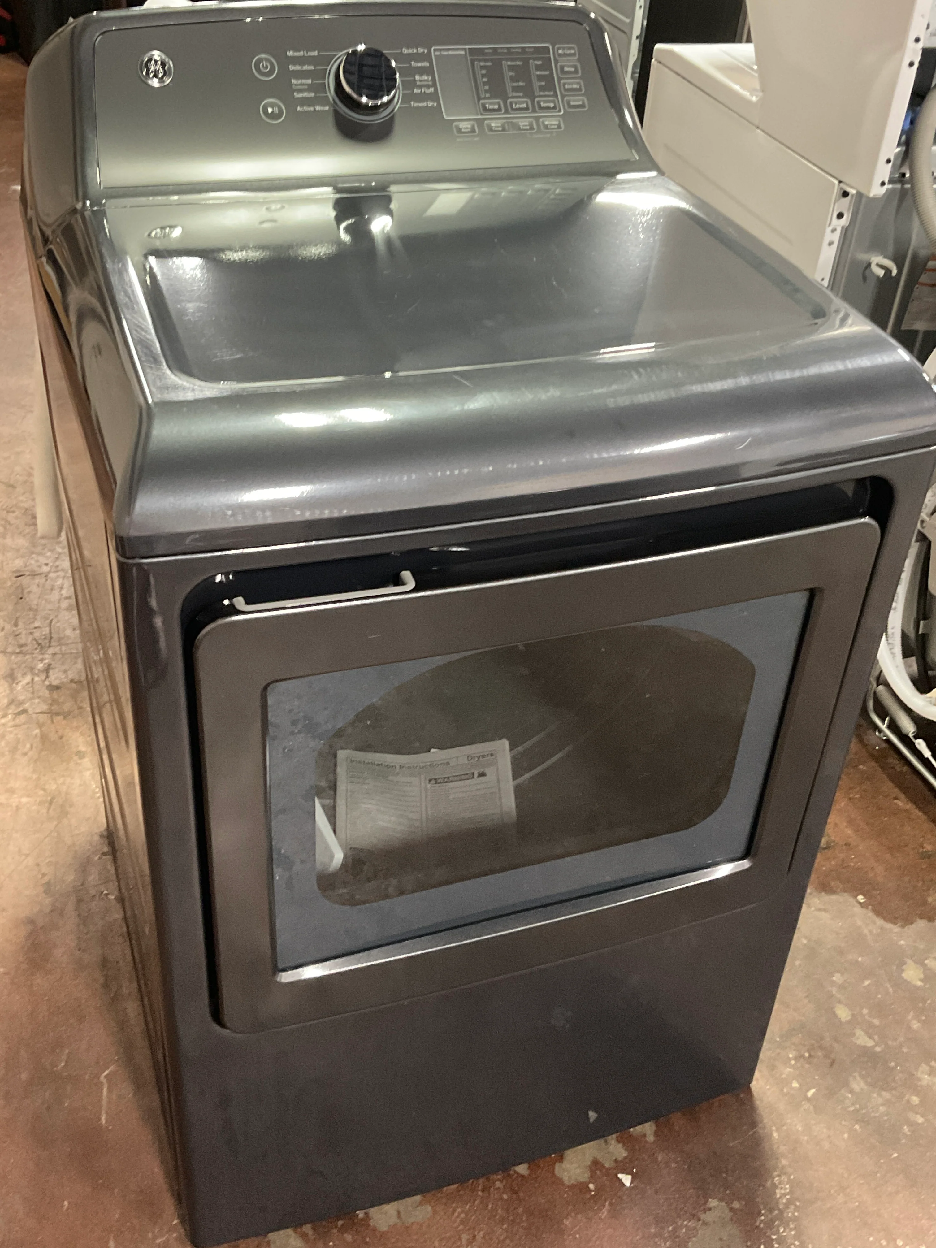 GE GE® 7.4 cu. ft. Capacity Electric Dryer with Up To 120 ft. Venting and Sensor Dry - Image 10