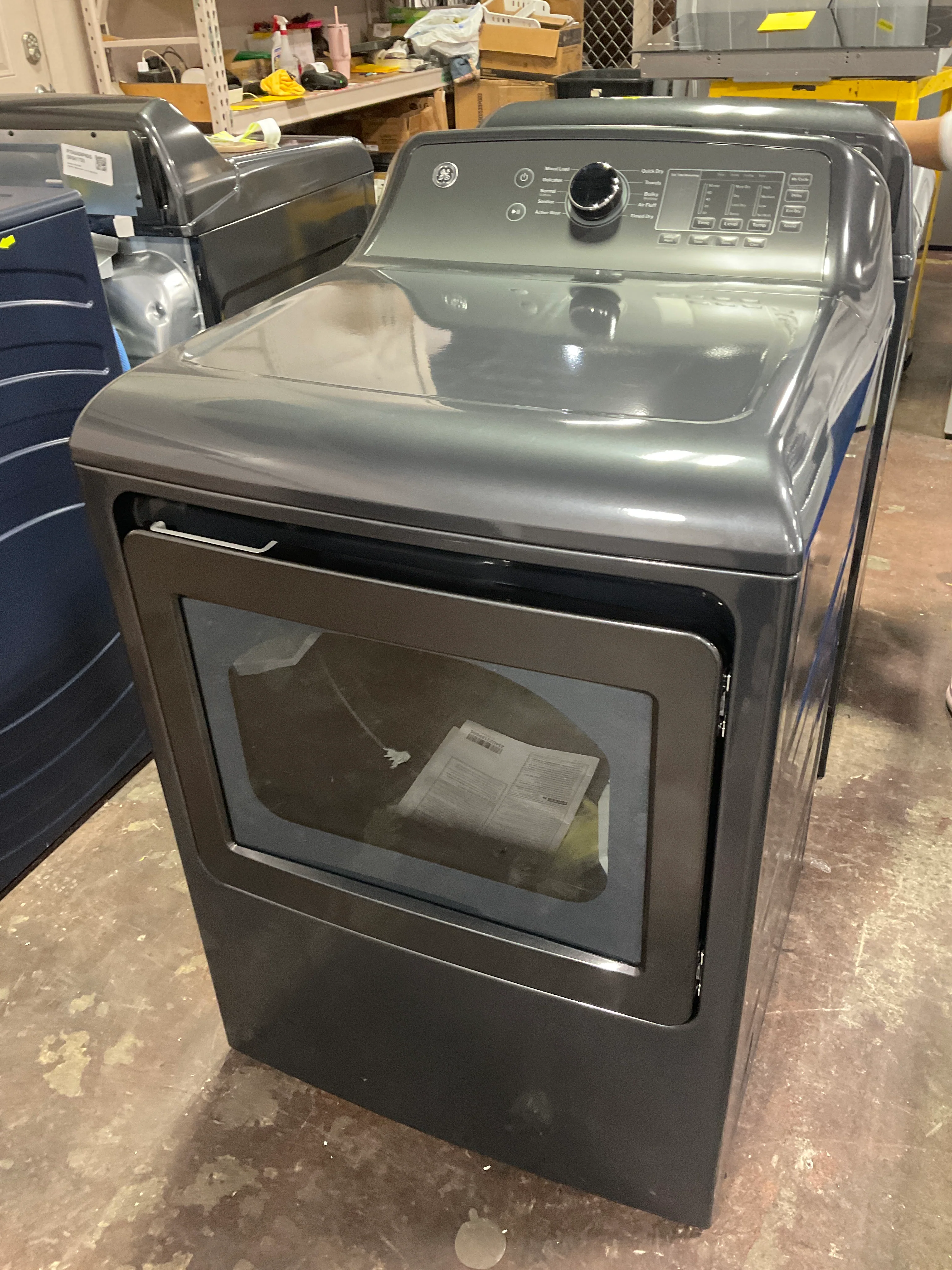 GE GE® 7.4 cu. ft. Capacity Electric Dryer with Up To 120 ft. Venting and Sensor Dry - Image 8