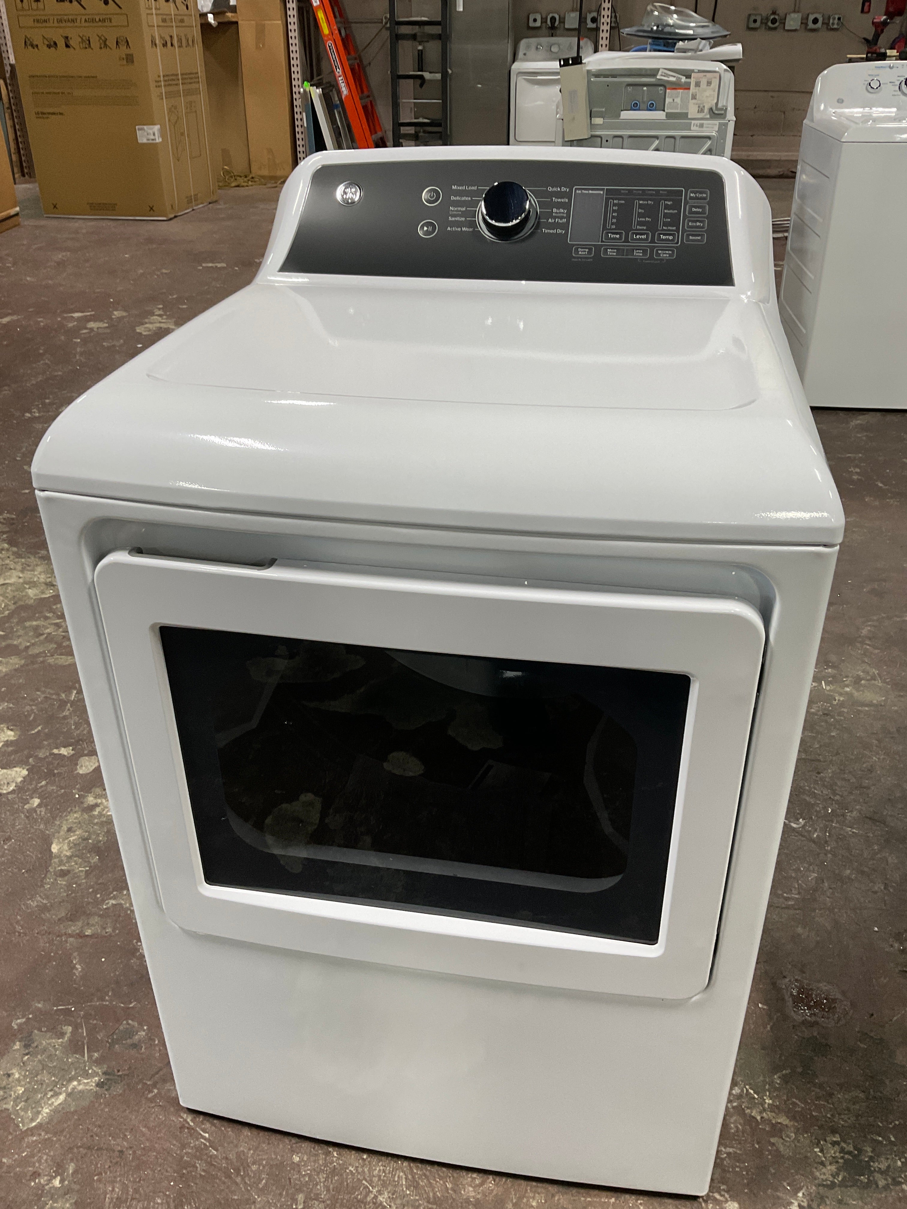 GE GE® 7.4 cu. ft. Capacity Electric Dryer with Up To 120 ft. Venting and Sensor Dry - Image 15
