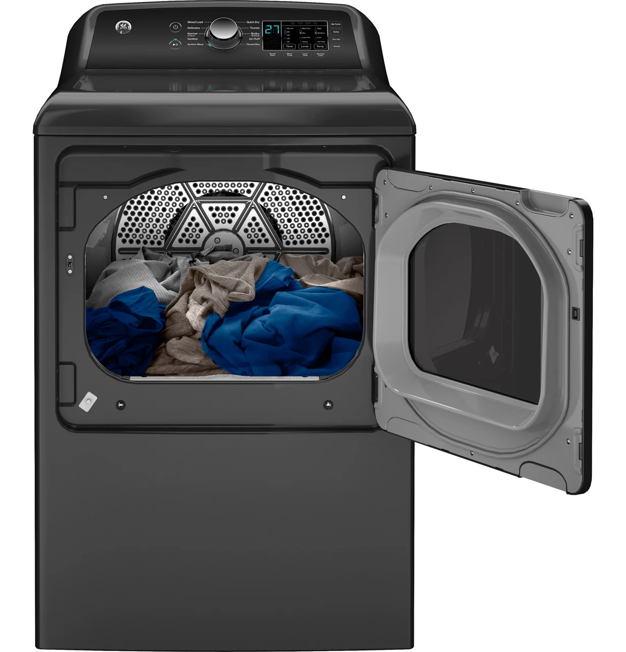 GE GE® 7.4 cu. ft. Capacity Gas Dryer with Up To 120 ft. Venting and Sensor Dry - Image 4