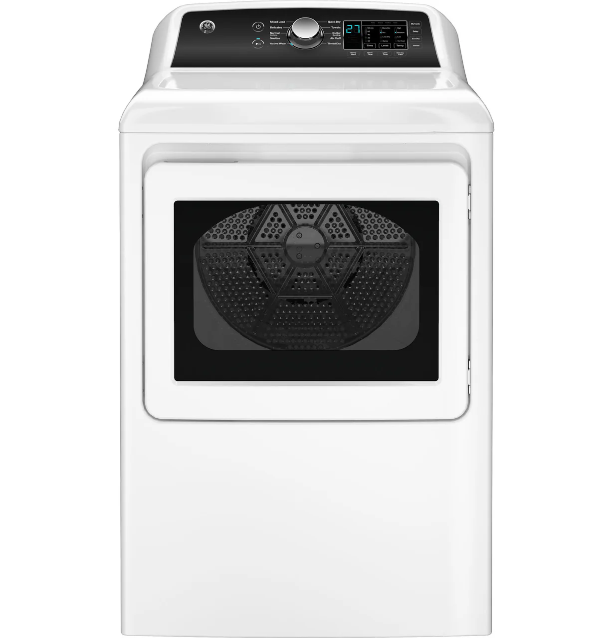 GE® 7.4 cu. ft. Capacity Gas Dryer with Up To 120 ft. Venting and Sensor Dry