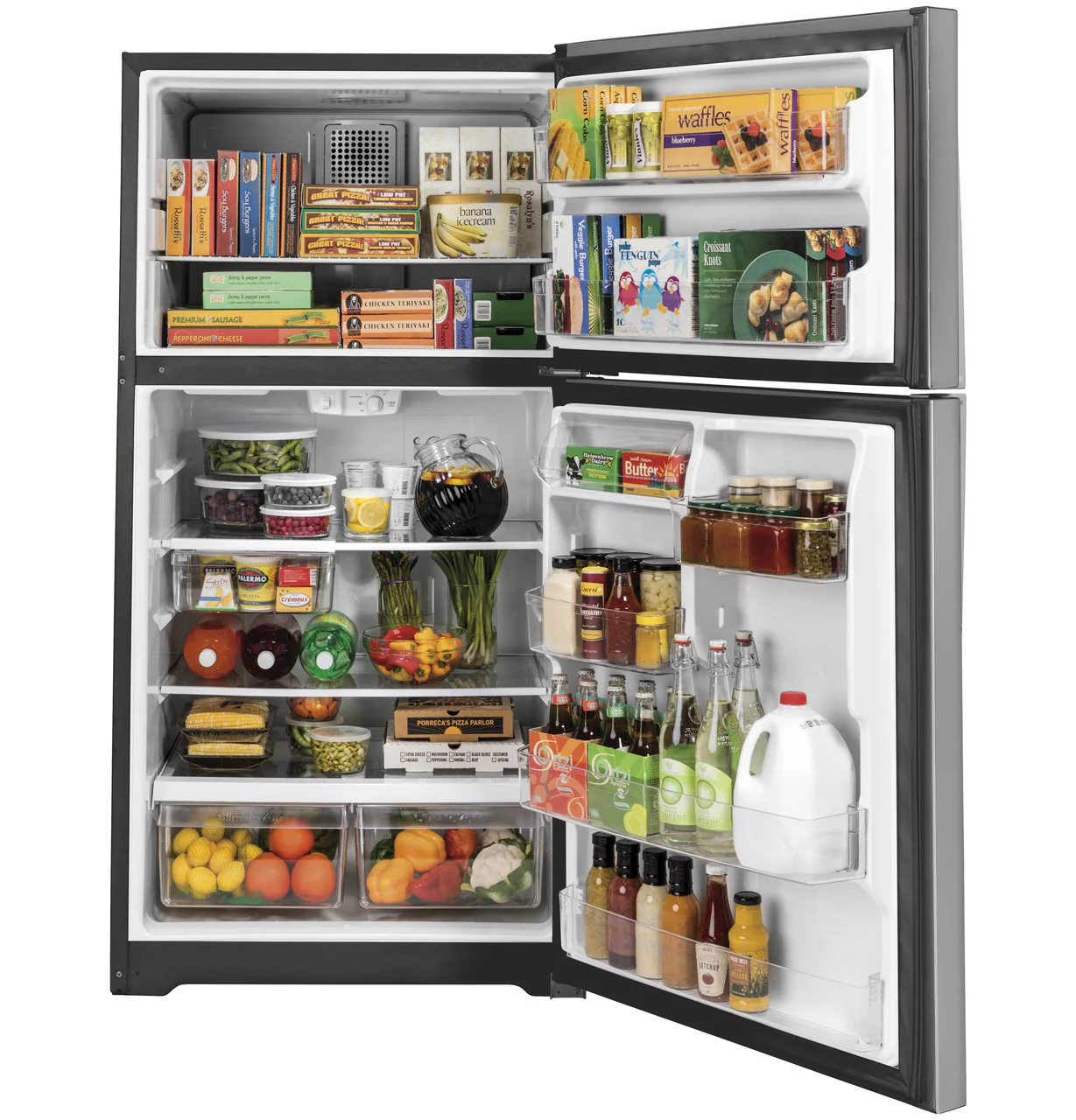 GE GE® ENERGY STAR® 21.9 Cu. Ft. Top-Freezer Refrigerator - Image 3