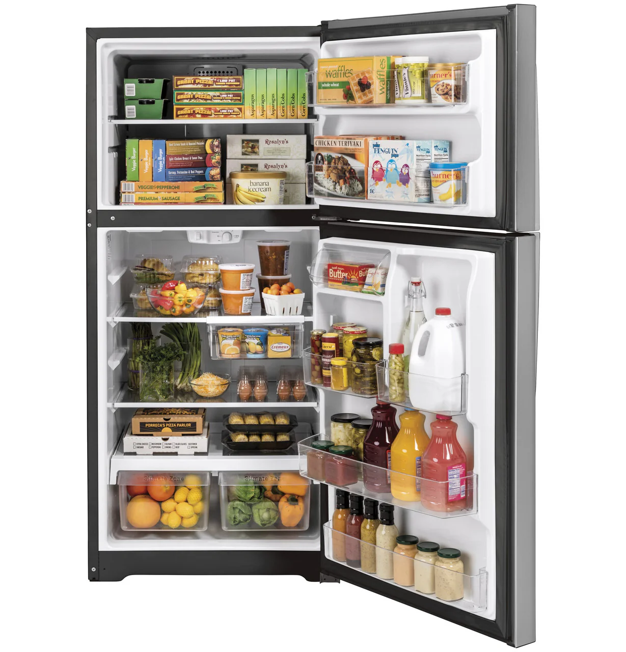 GE 19.2 Cu. Ft. Garage Ready Top-Freezer Refrigerator - Image 2