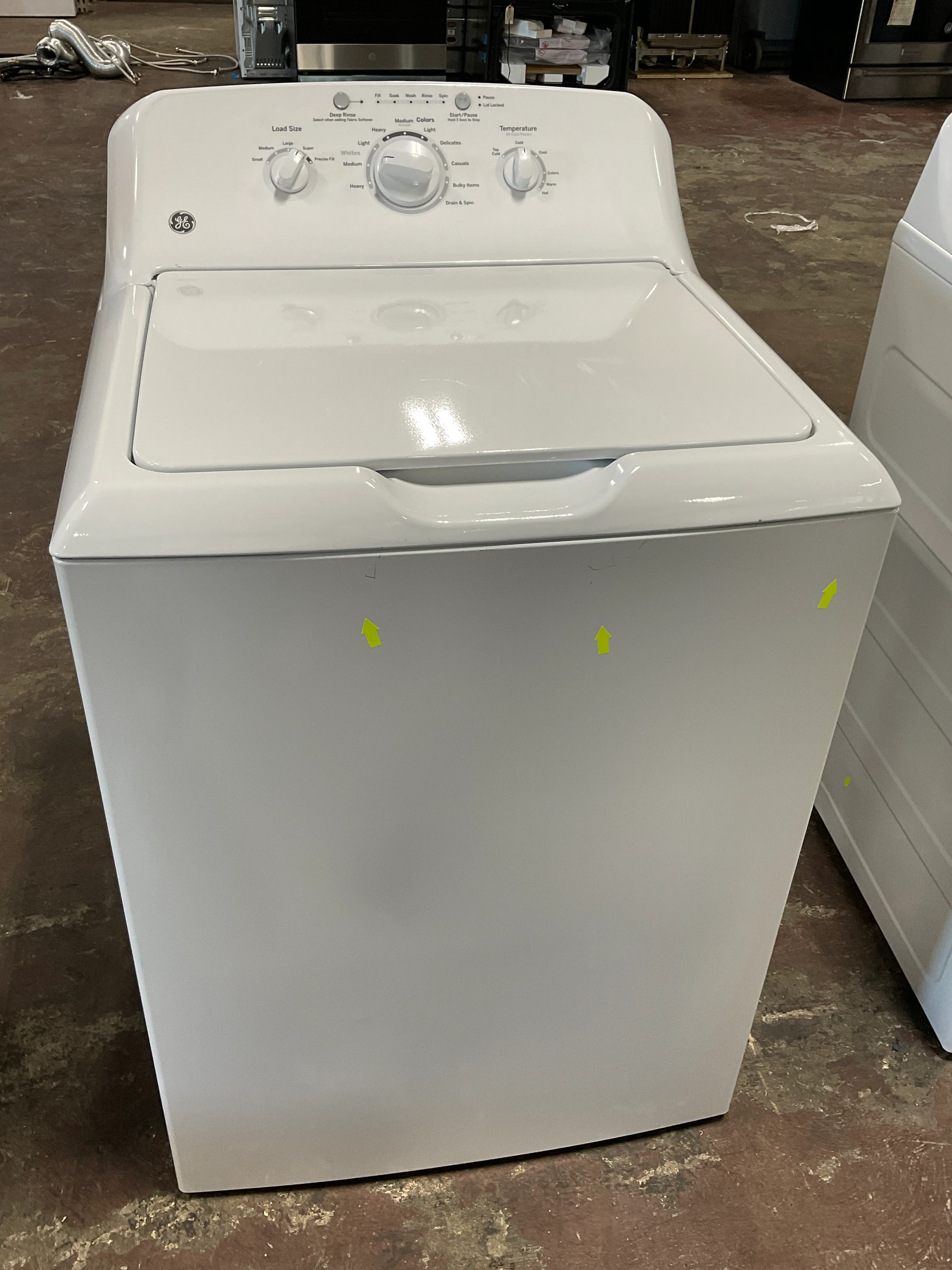 GE® 4.0 cu. ft. Capacity Washer with Stainless Steel Basket and Water Level Control - Image 7