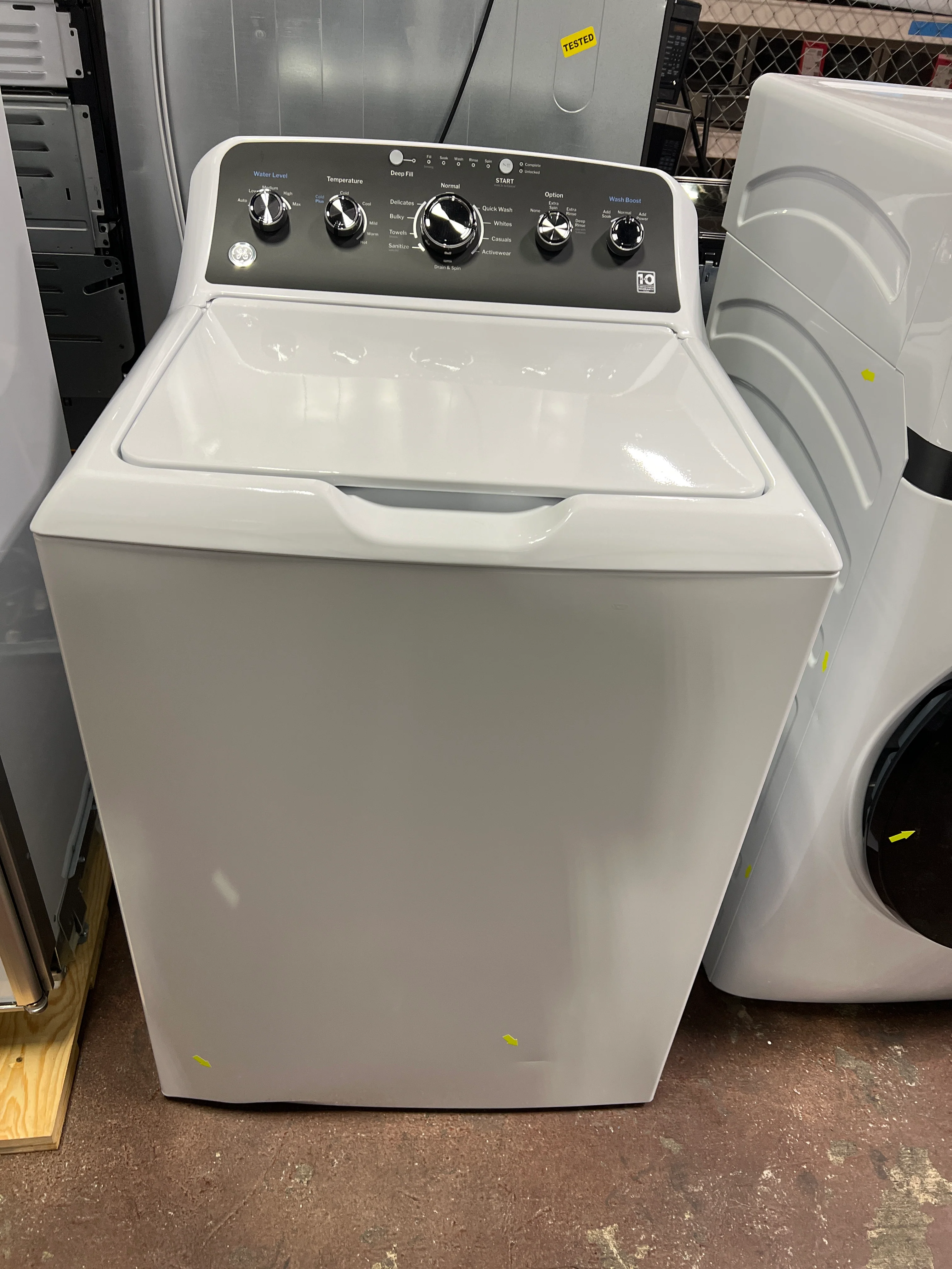 GE GE® 4.5 cu. ft. Capacity Washer with Stainless Steel Basket, Cold Plus and Wash Boost - Image 10
