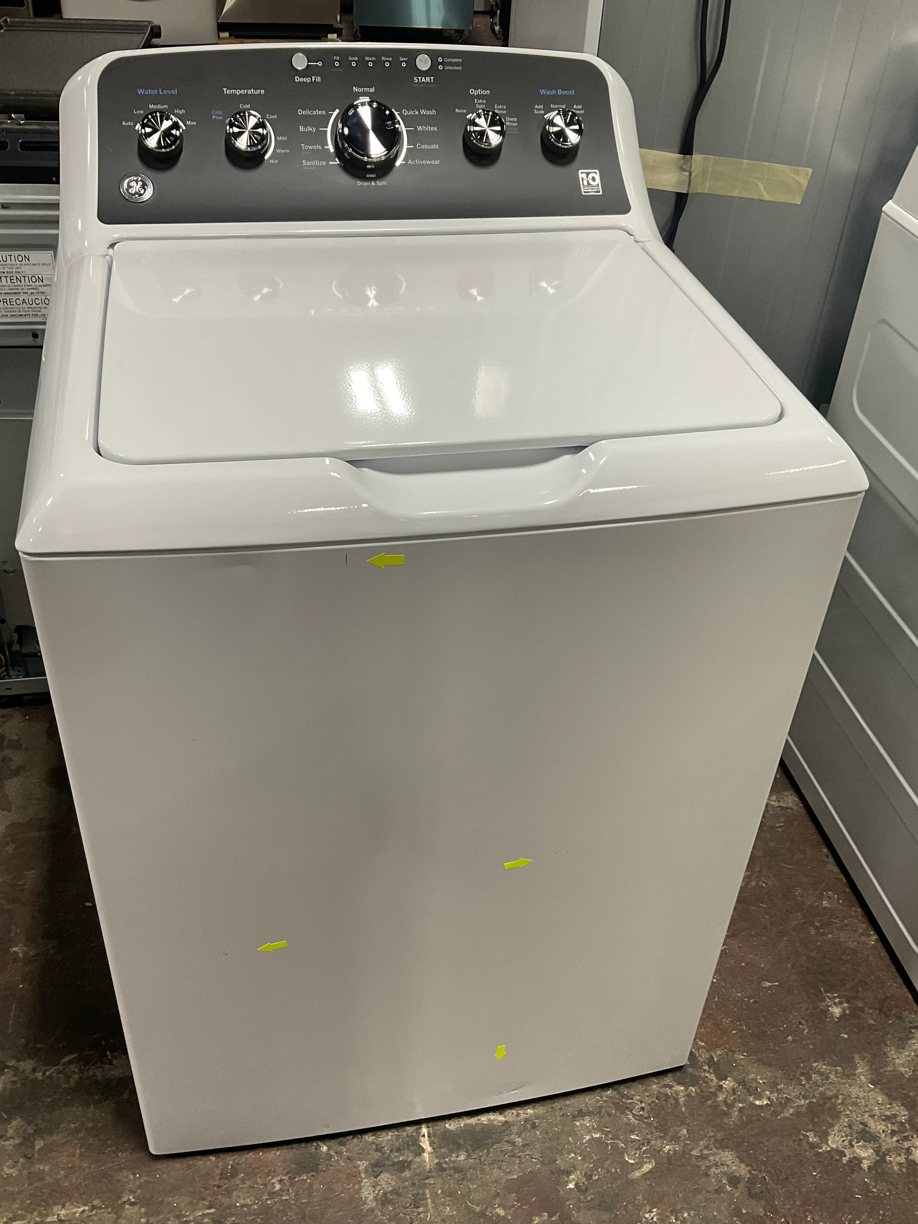 GE GE® 4.5 cu. ft. Capacity Washer with Stainless Steel Basket, Cold Plus and Wash Boost - Image 11
