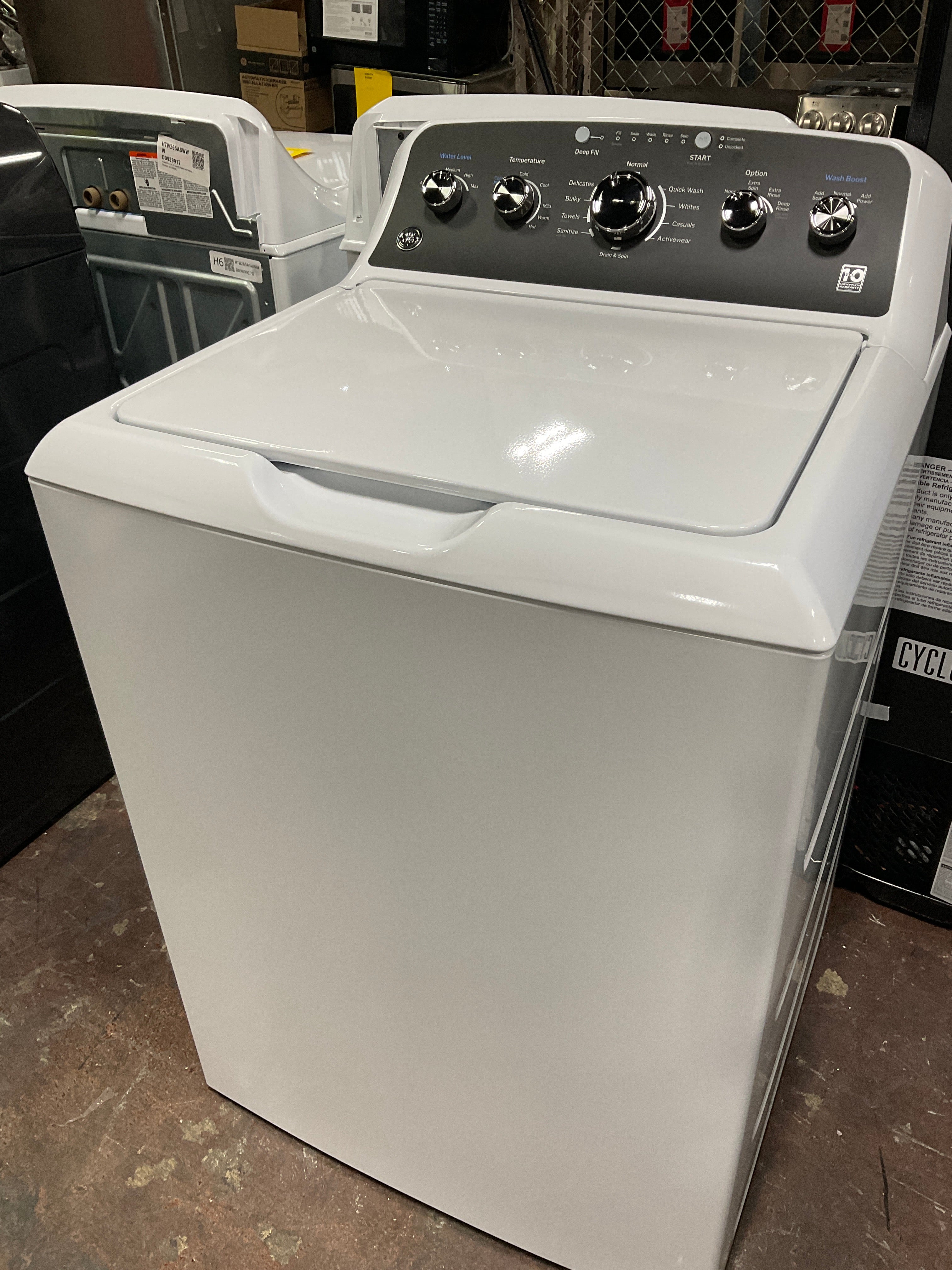 GE GE® 4.5 cu. ft. Capacity Washer with Stainless Steel Basket, Cold Plus and Wash Boost - Image 13