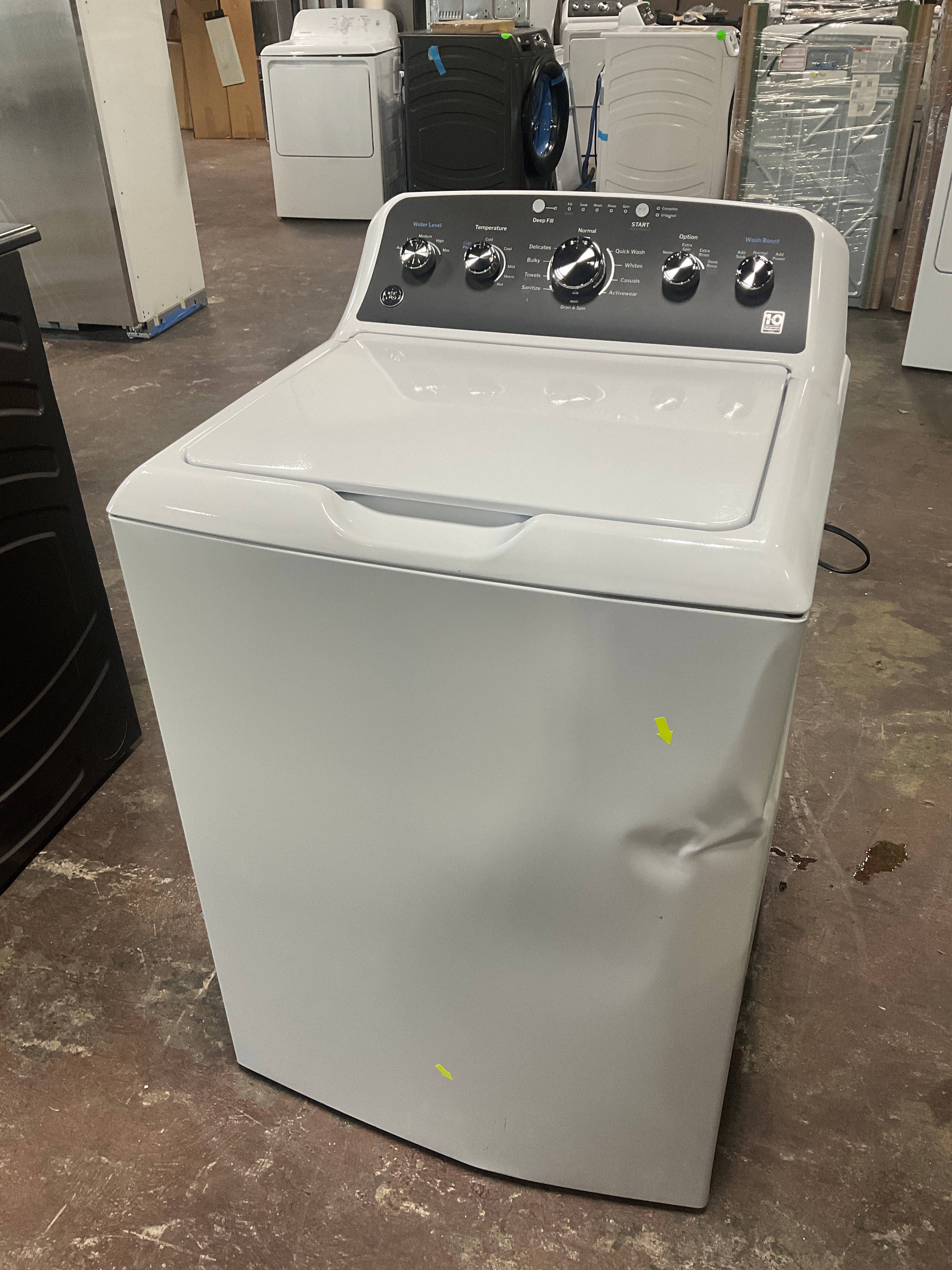 GE GE® 4.5 cu. ft. Capacity Washer with Stainless Steel Basket, Cold Plus and Wash Boost - Image 9