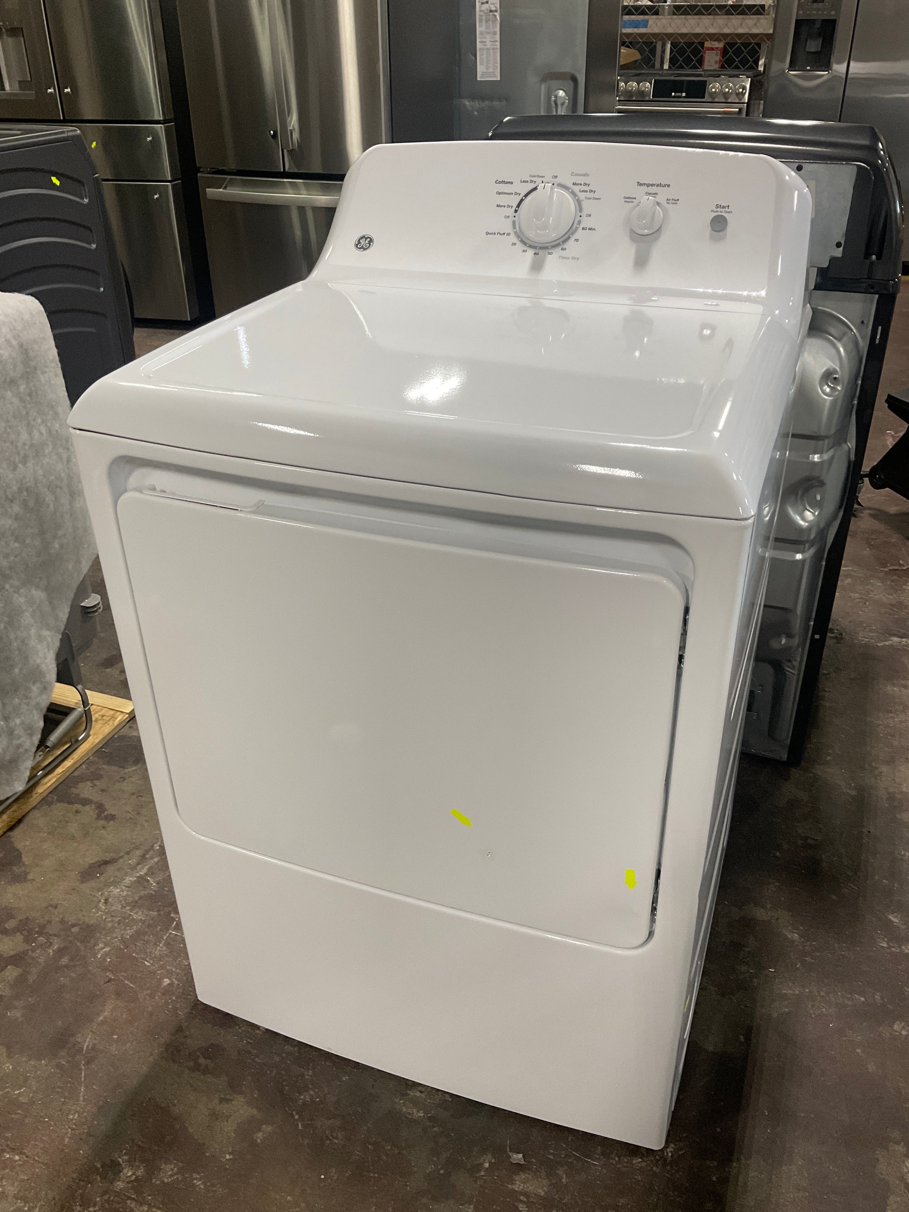 GE 6.2 cu. ft. Capacity Electric Dryer with Up To 120 ft. Venting and Shallow Depth - Image 10