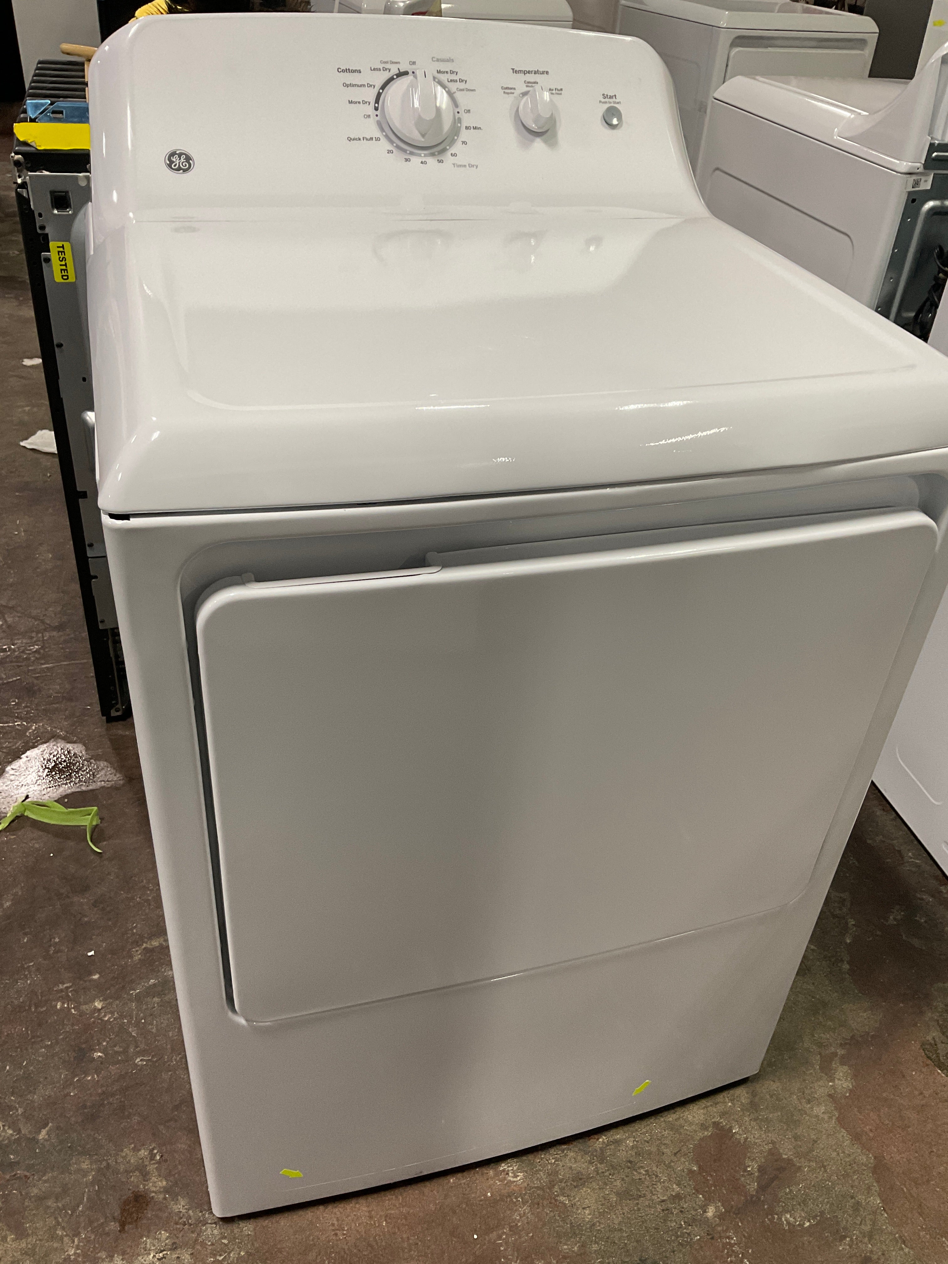 GE 6.2 cu. ft. Capacity Electric Dryer with Up To 120 ft. Venting and Shallow Depth - Image 11