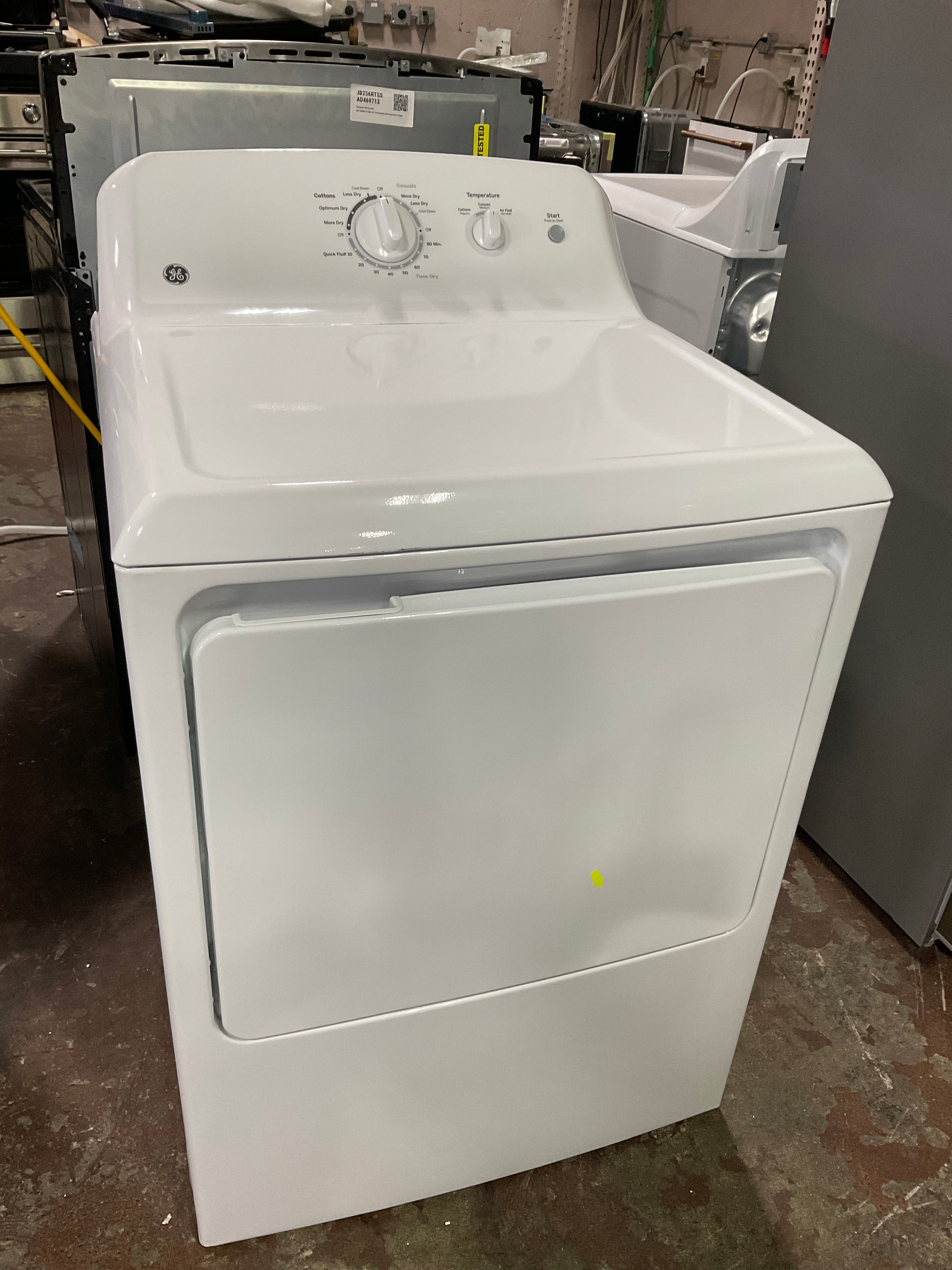GE 6.2 cu. ft. Capacity Electric Dryer with Up To 120 ft. Venting and Shallow Depth - Image 12
