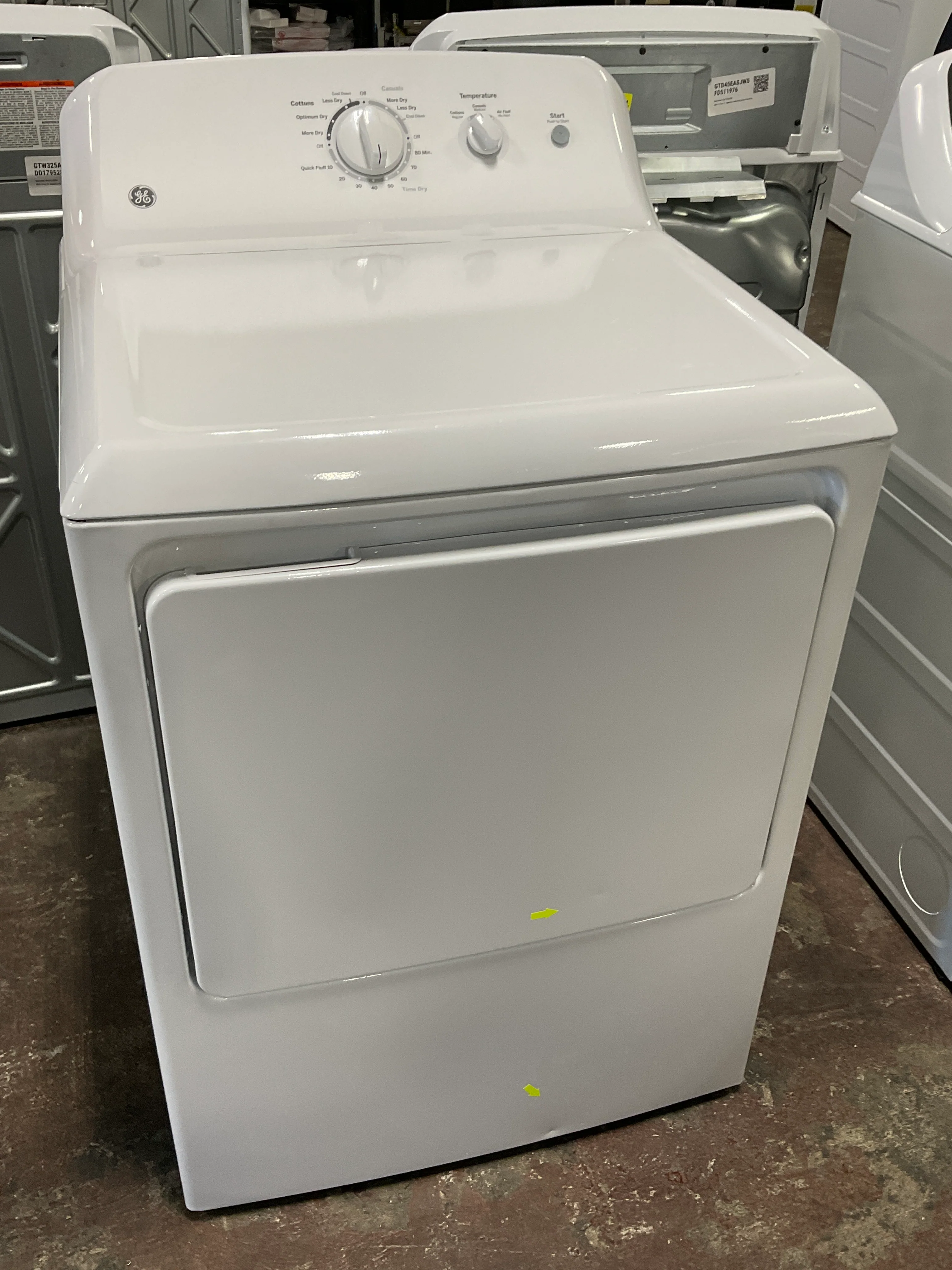 GE 6.2 cu. ft. Capacity Electric Dryer with Up To 120 ft. Venting and Shallow Depth - Image 6