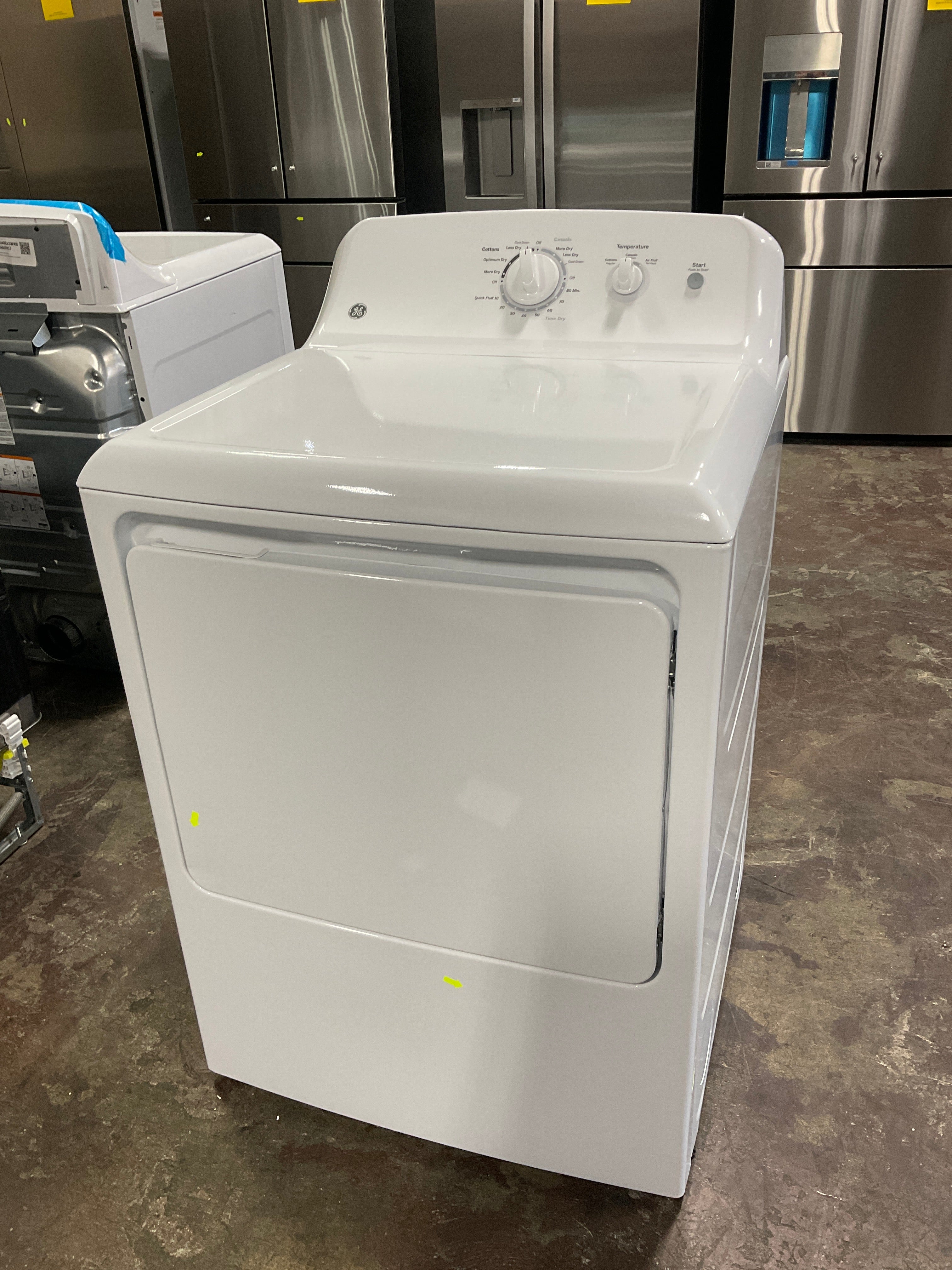 GE 6.2 cu. ft. Capacity Electric Dryer with Up To 120 ft. Venting and Shallow Depth - Image 7