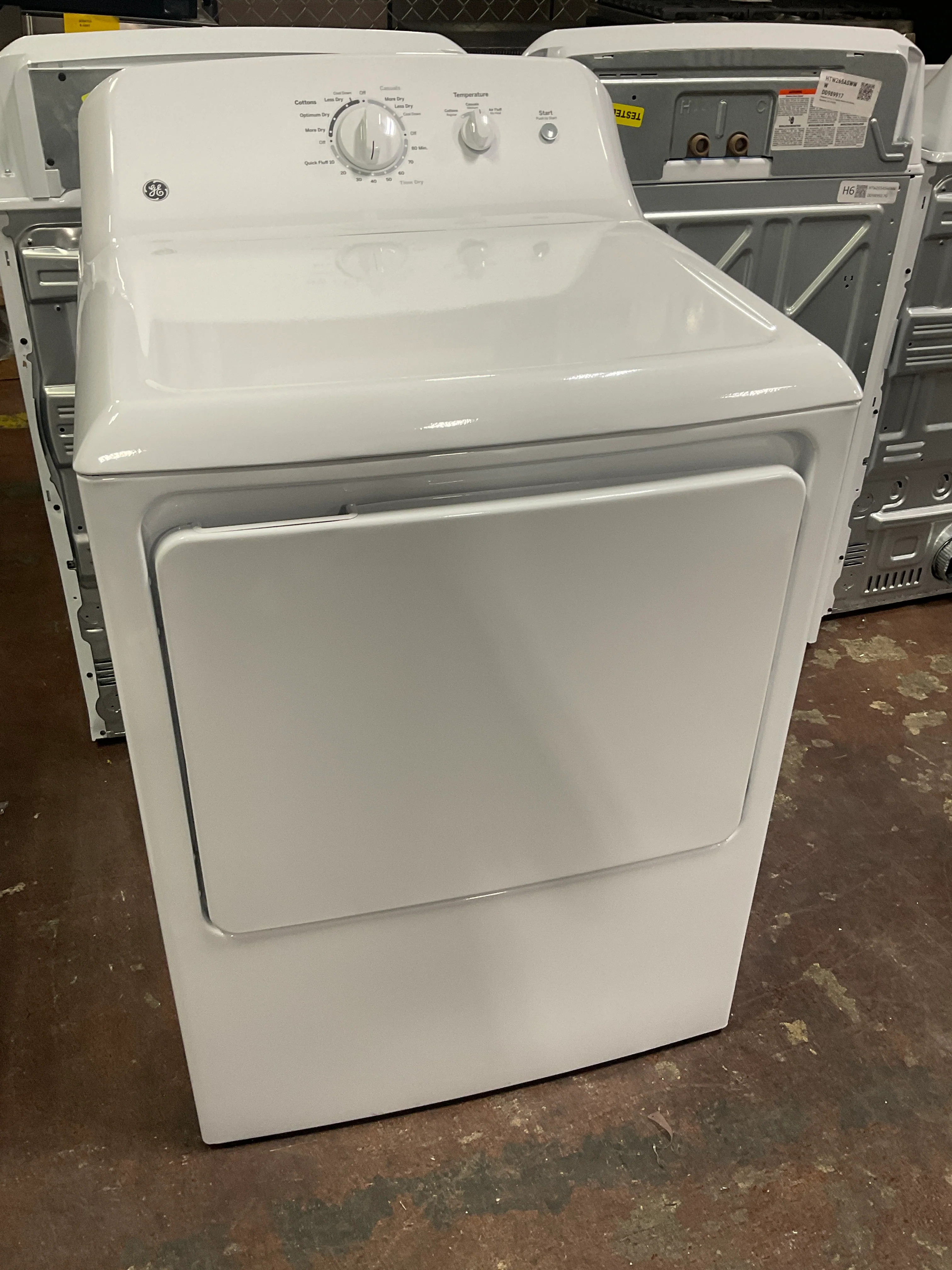 GE 6.2 cu. ft. Capacity Electric Dryer with Up To 120 ft. Venting and Shallow Depth - Image 8