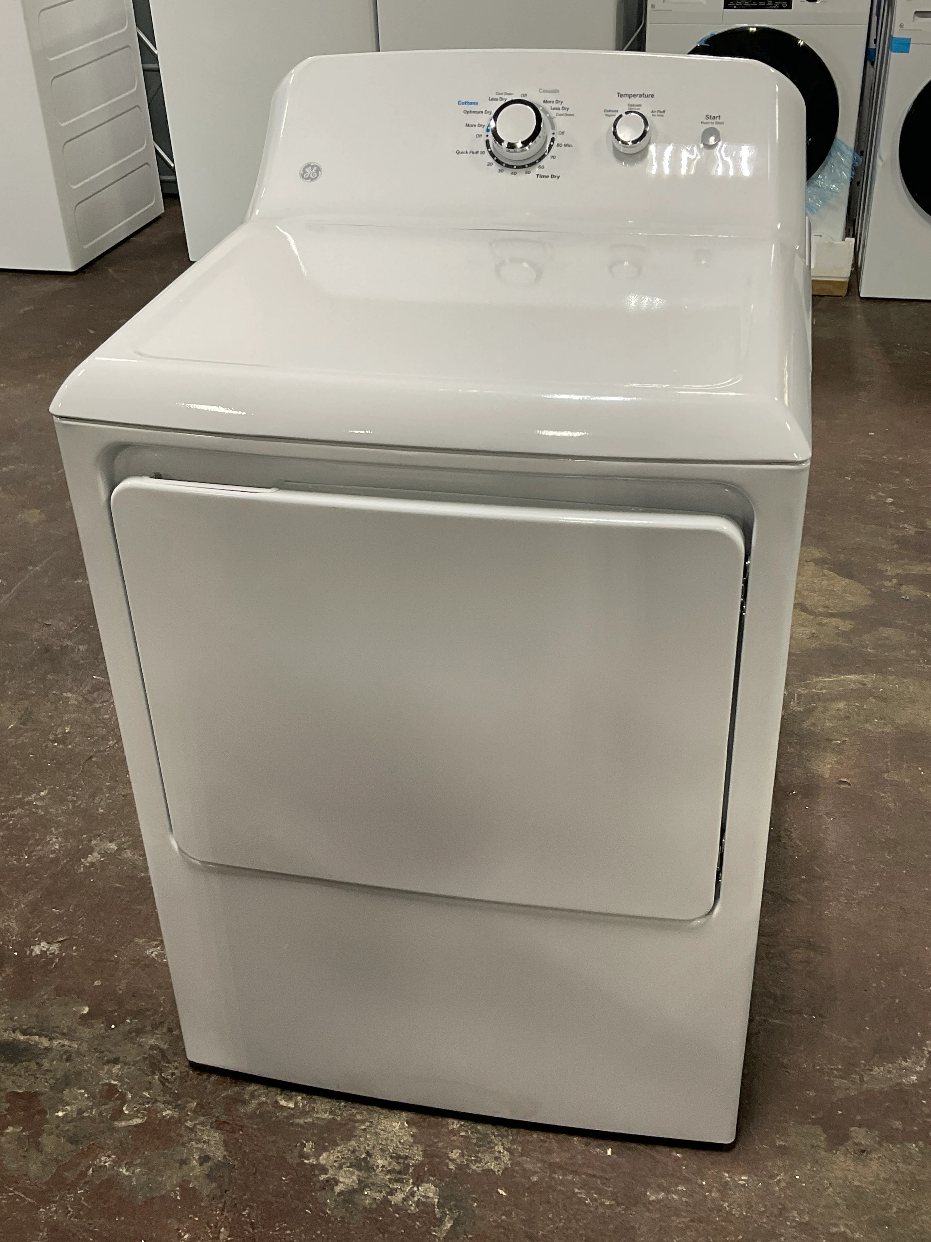 GE 6.2 cu. ft. Capacity Electric Dryer with Up To 120 ft. Venting and Shallow Depth - Image 10