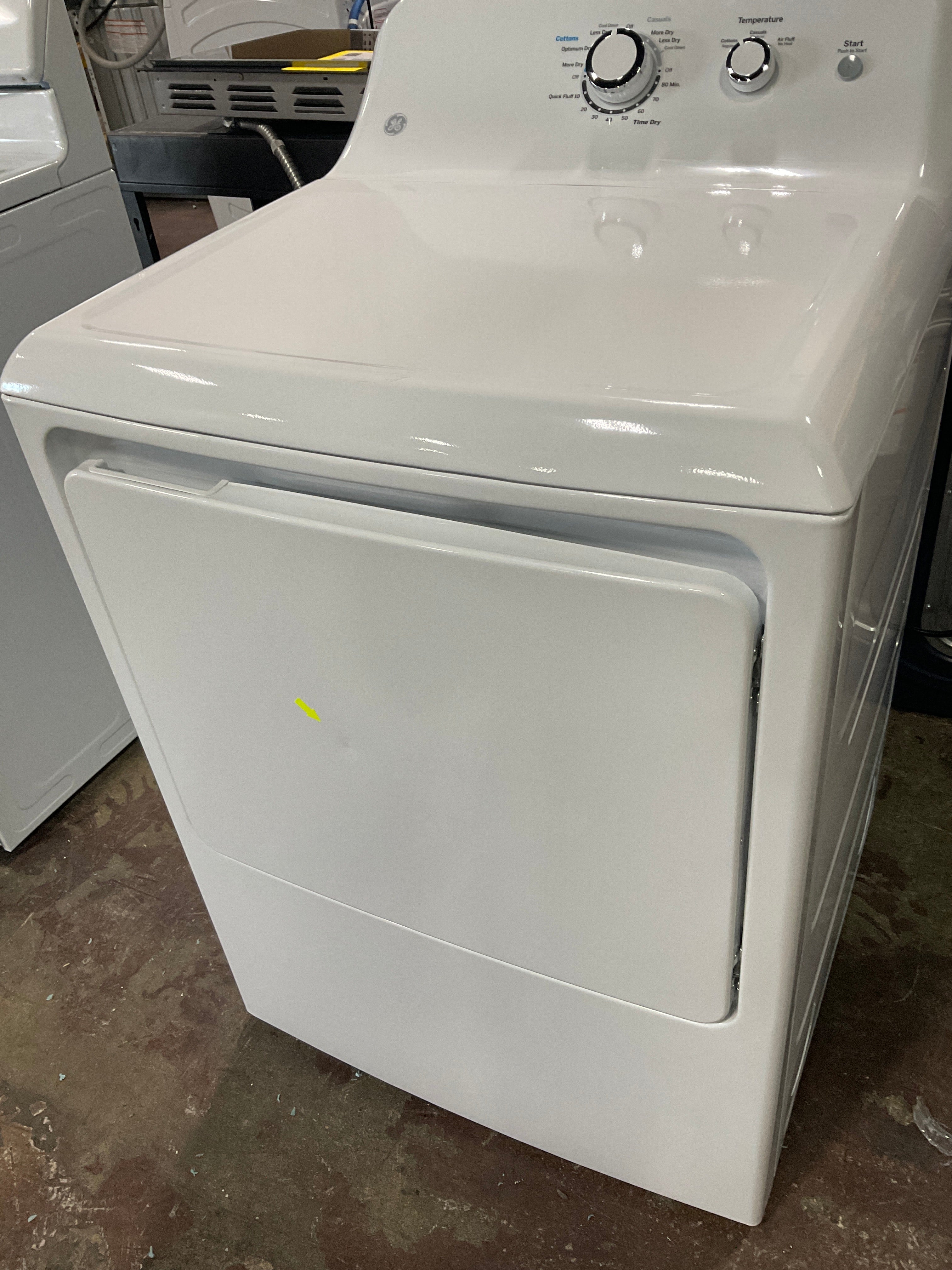 GE 6.2 cu. ft. Capacity Electric Dryer with Up To 120 ft. Venting and Shallow Depth - Image 6