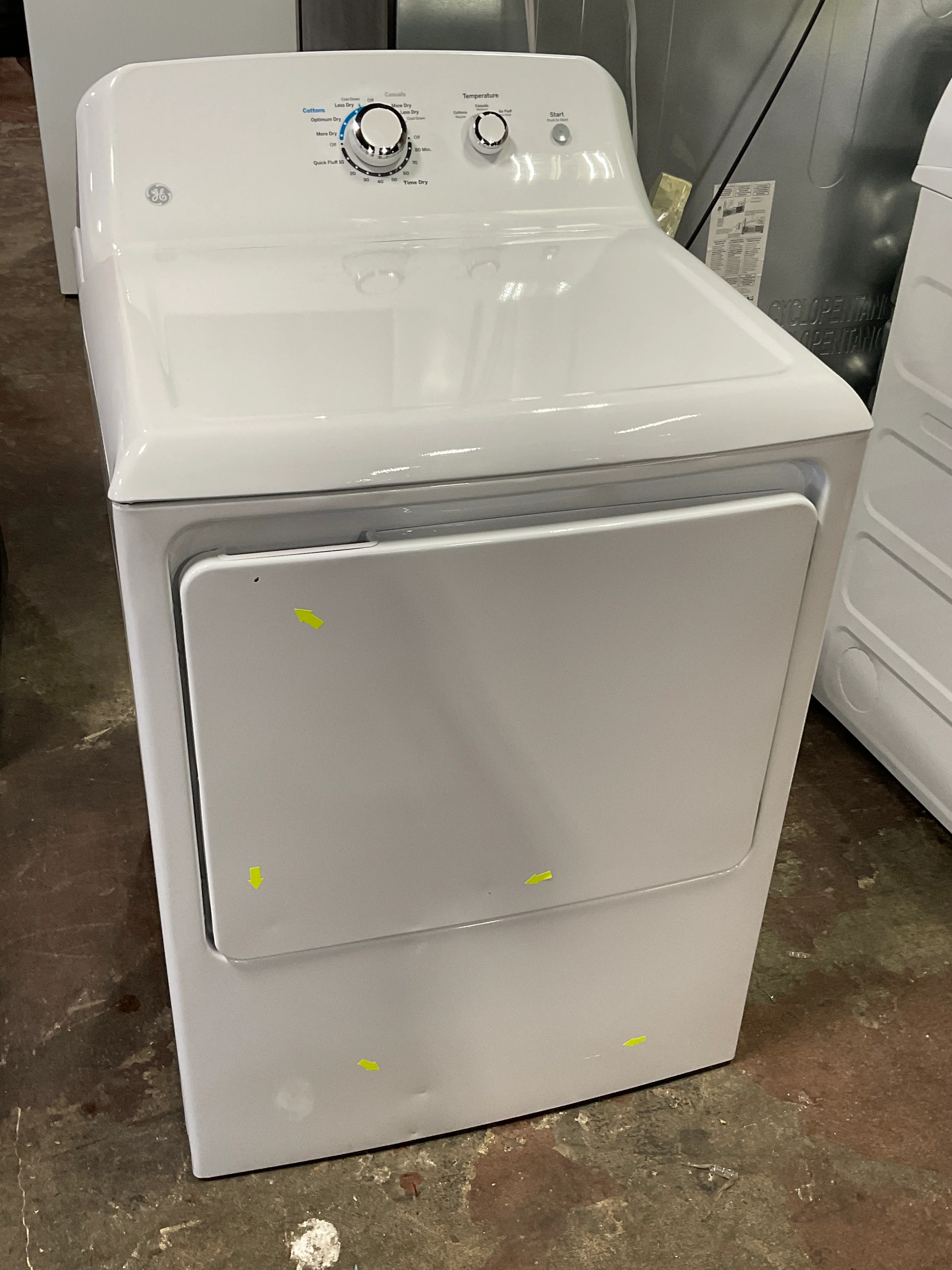 GE 6.2 cu. ft. Capacity Electric Dryer with Up To 120 ft. Venting and Shallow Depth - Image 7