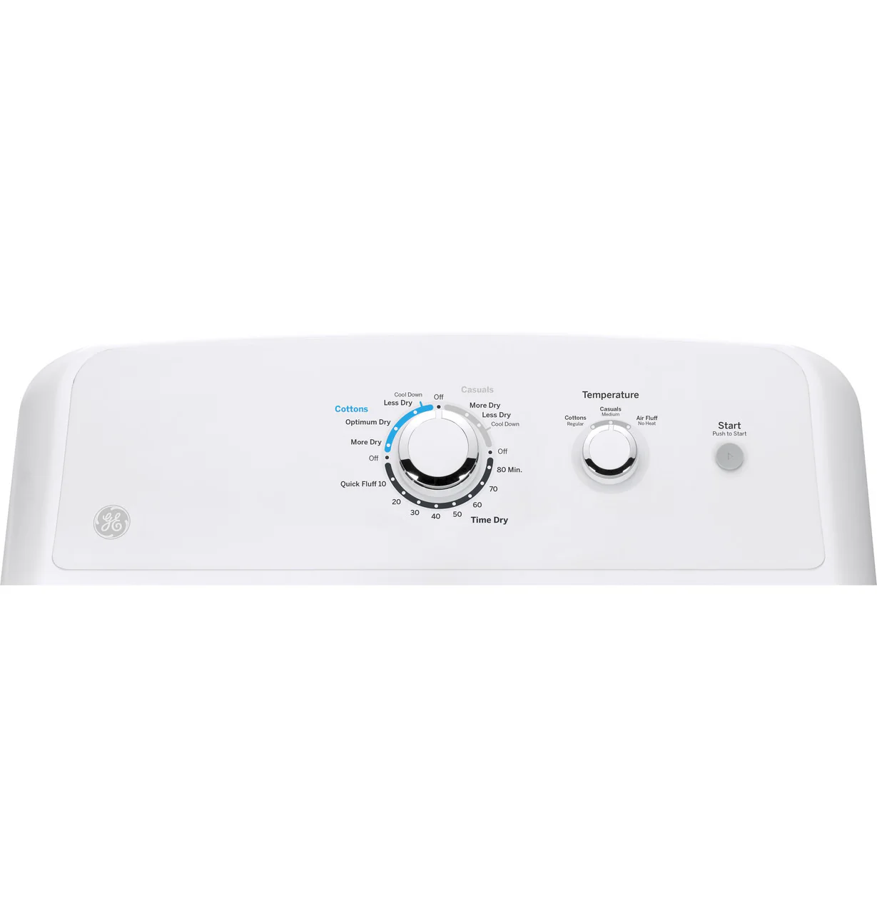 GE 6.2 cu. ft. Capacity Gas Dryer with Up To 120 ft. Venting and Shallow Depth - Image 3