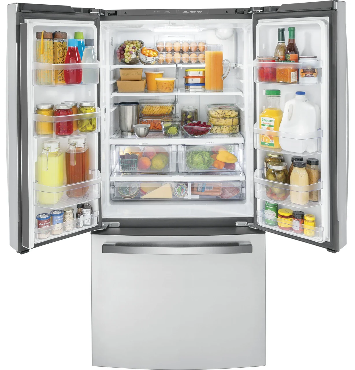 GE® ENERGY STAR® 18.6 Cu. Ft. Counter-Depth French-Door Refrigerator - Image 4