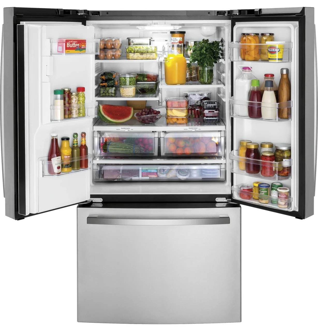 GE GE® ENERGY STAR® 20.6 Cu. Ft. Fingerprint Resistant Counter-Depth French-Door Refrigerator - Image 3
