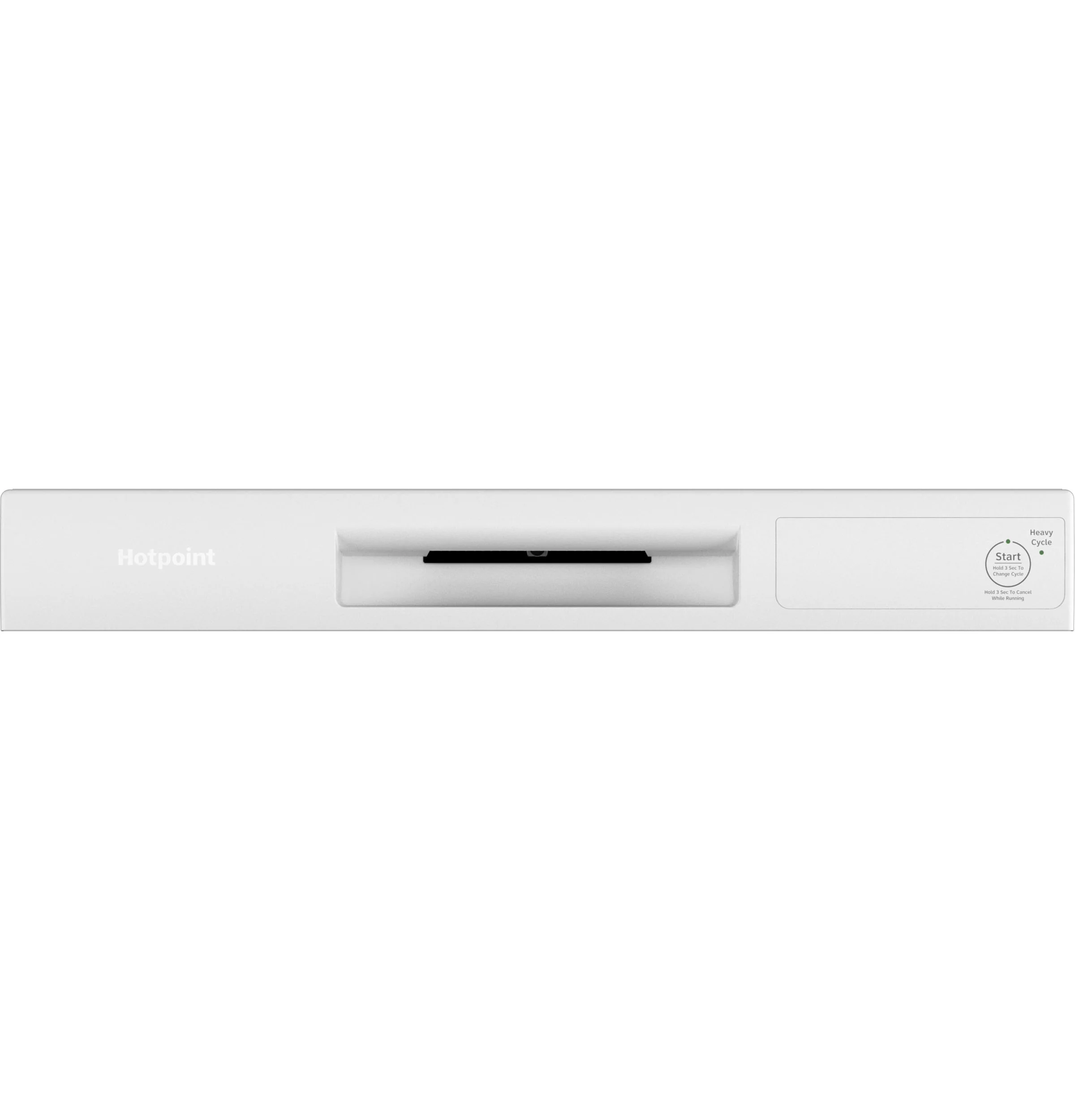 GE Hotpoint® One Button Dishwasher with Plastic Interior - Image 3