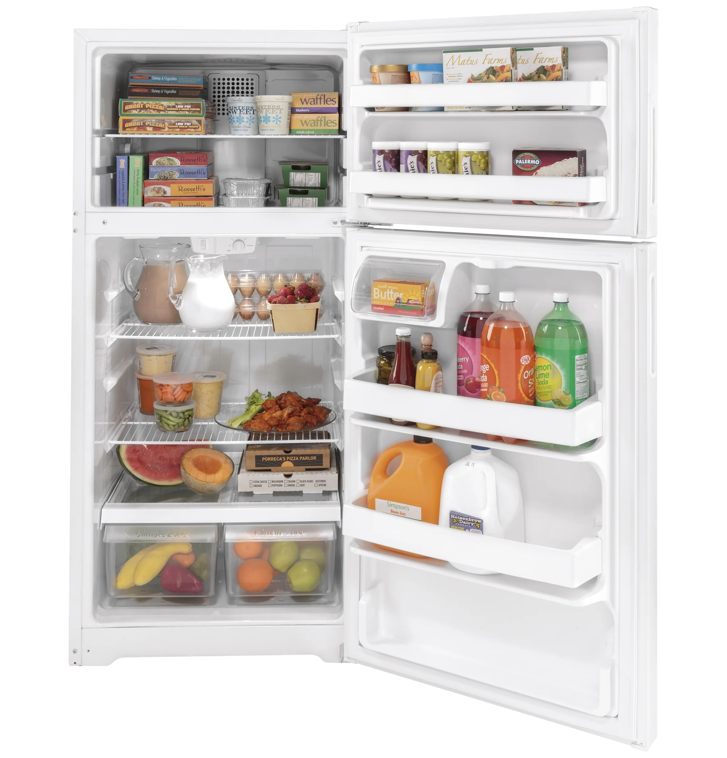 Hotpoint® 15.6 Cu. Ft. Recessed Handle Top-Freezer Refrigerator - Image 4