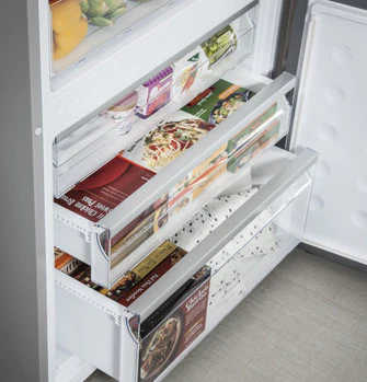 Haier ENERGY STAR® 15 Cu. Ft. Bottom Freezer Refrigerator - Image 4