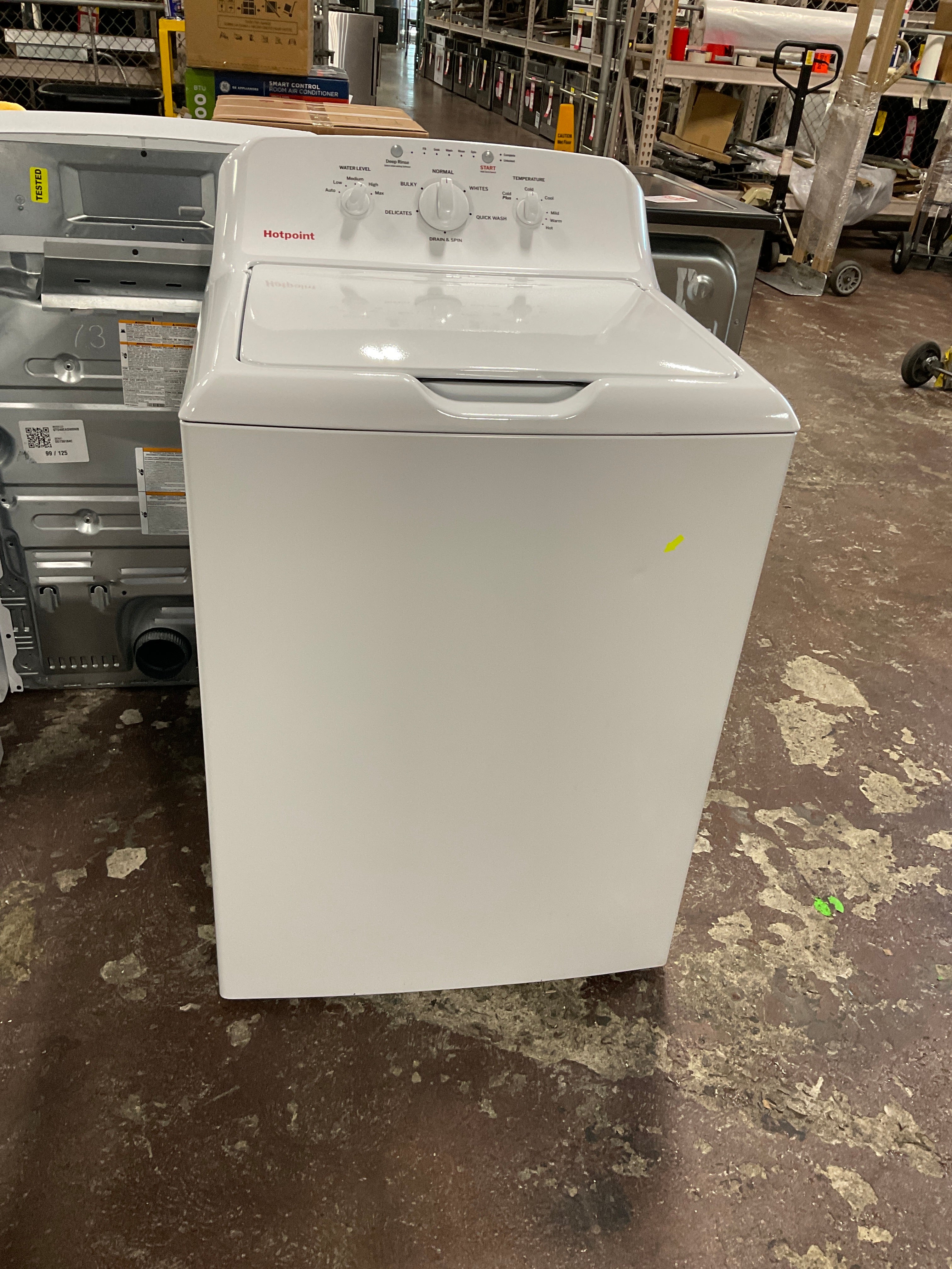 Hotpoint® 4.0 cu. ft. Capacity Washer with Stainless Steel Basket,Cold Plus and Water Level Control - Image 13